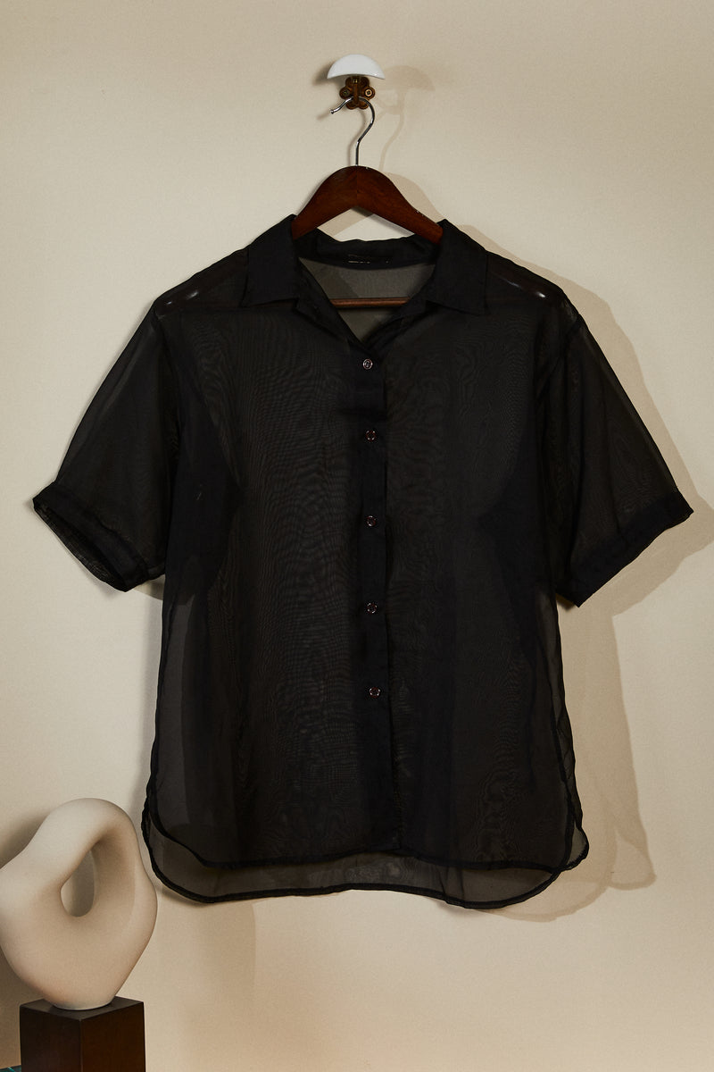 Classic black blouse