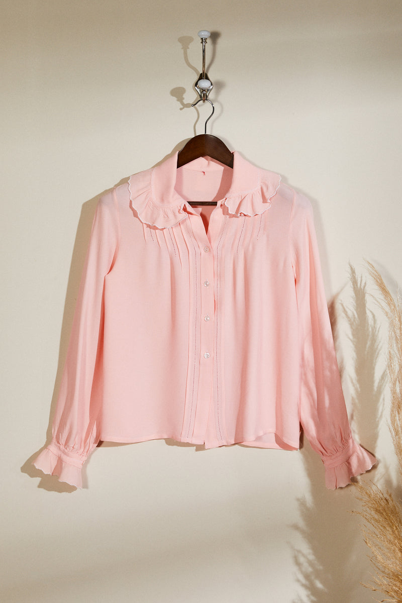 Pink fancy blouse