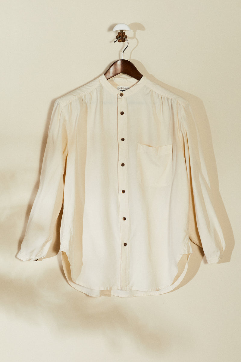 Ecru Mao silk shirt