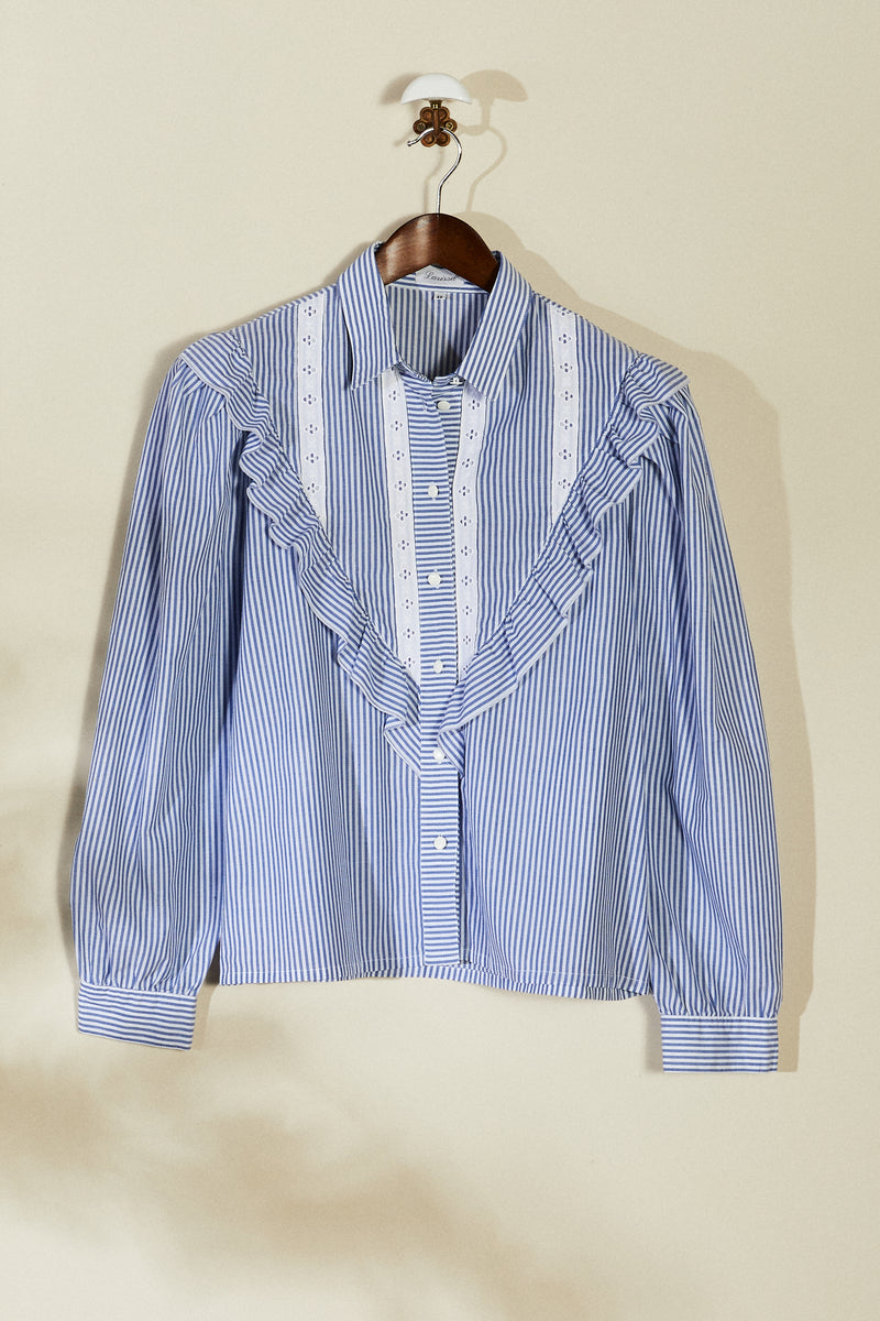 Striped cotton shirt