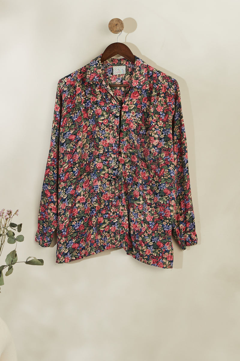 Chemisier à fleurs colorées