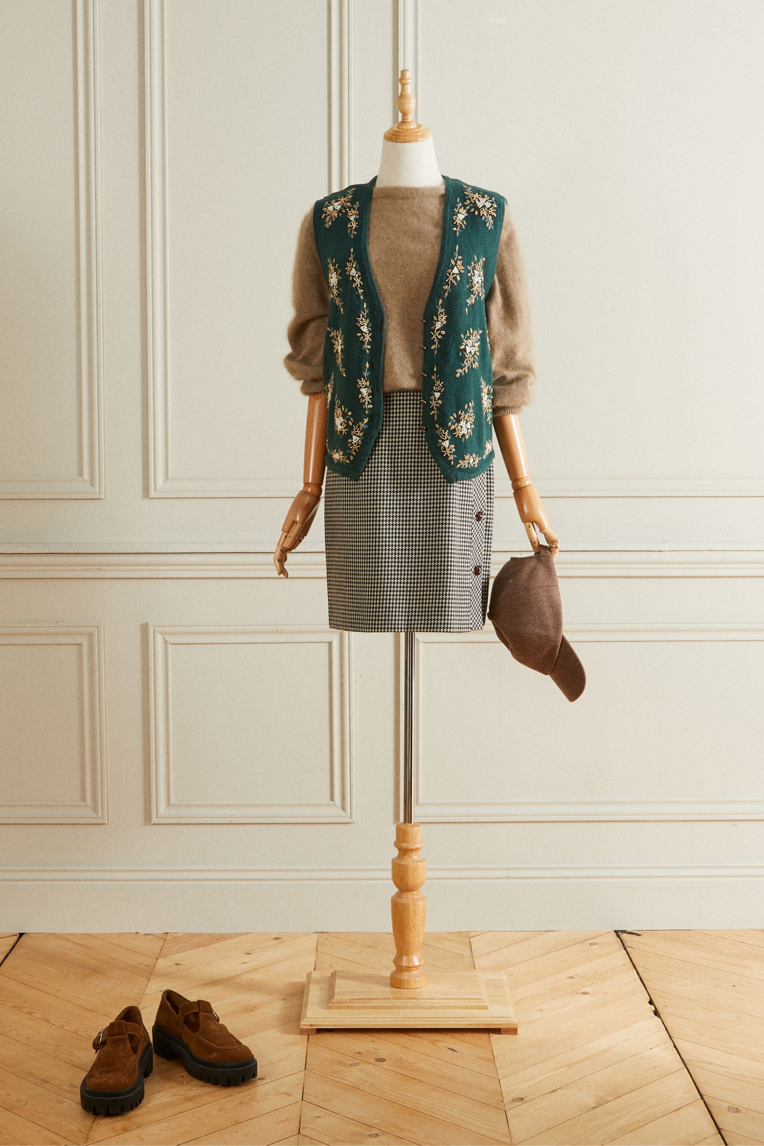 Pull angora oversize brun clair