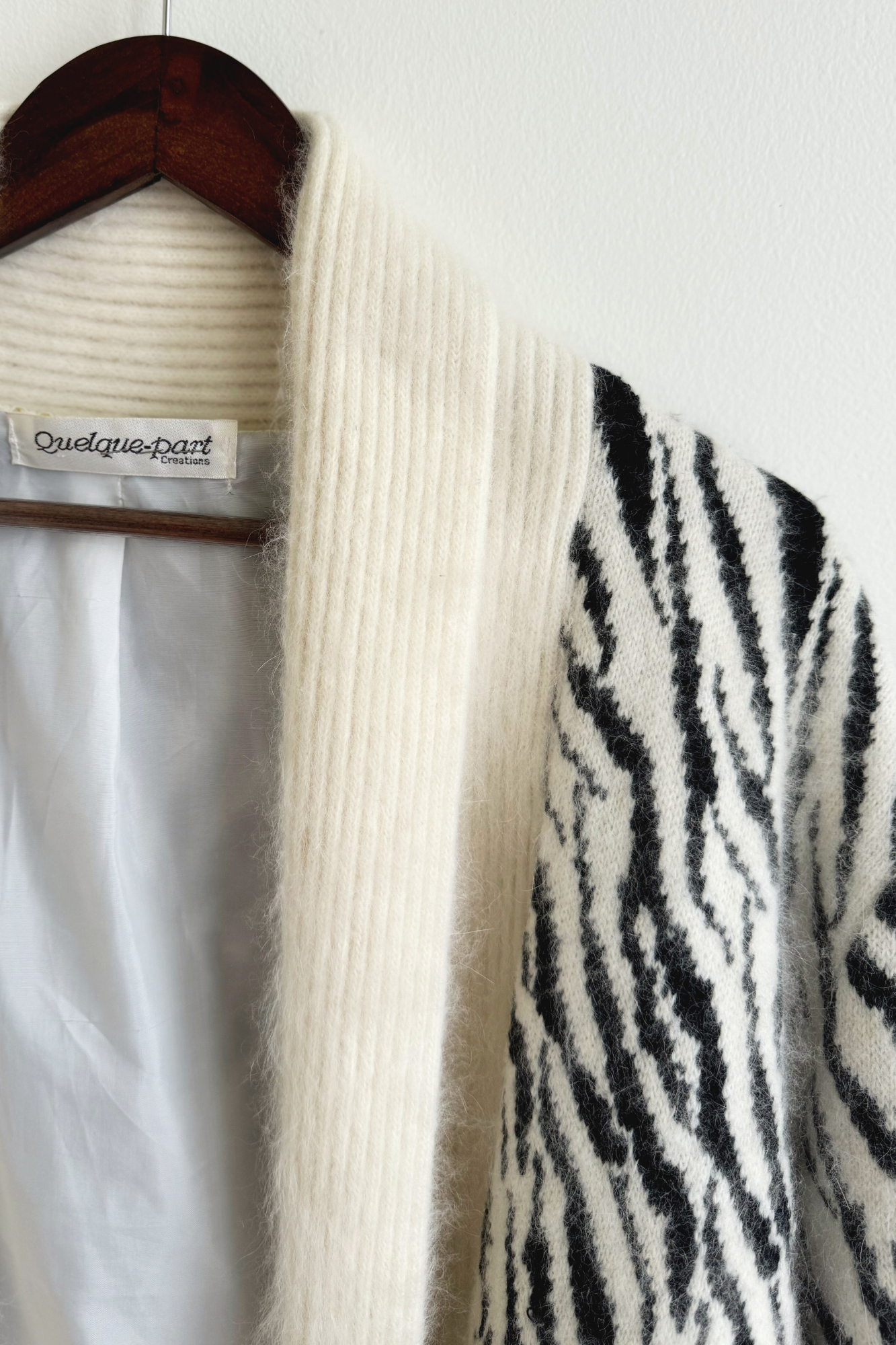 Red fancy knit jacket vest