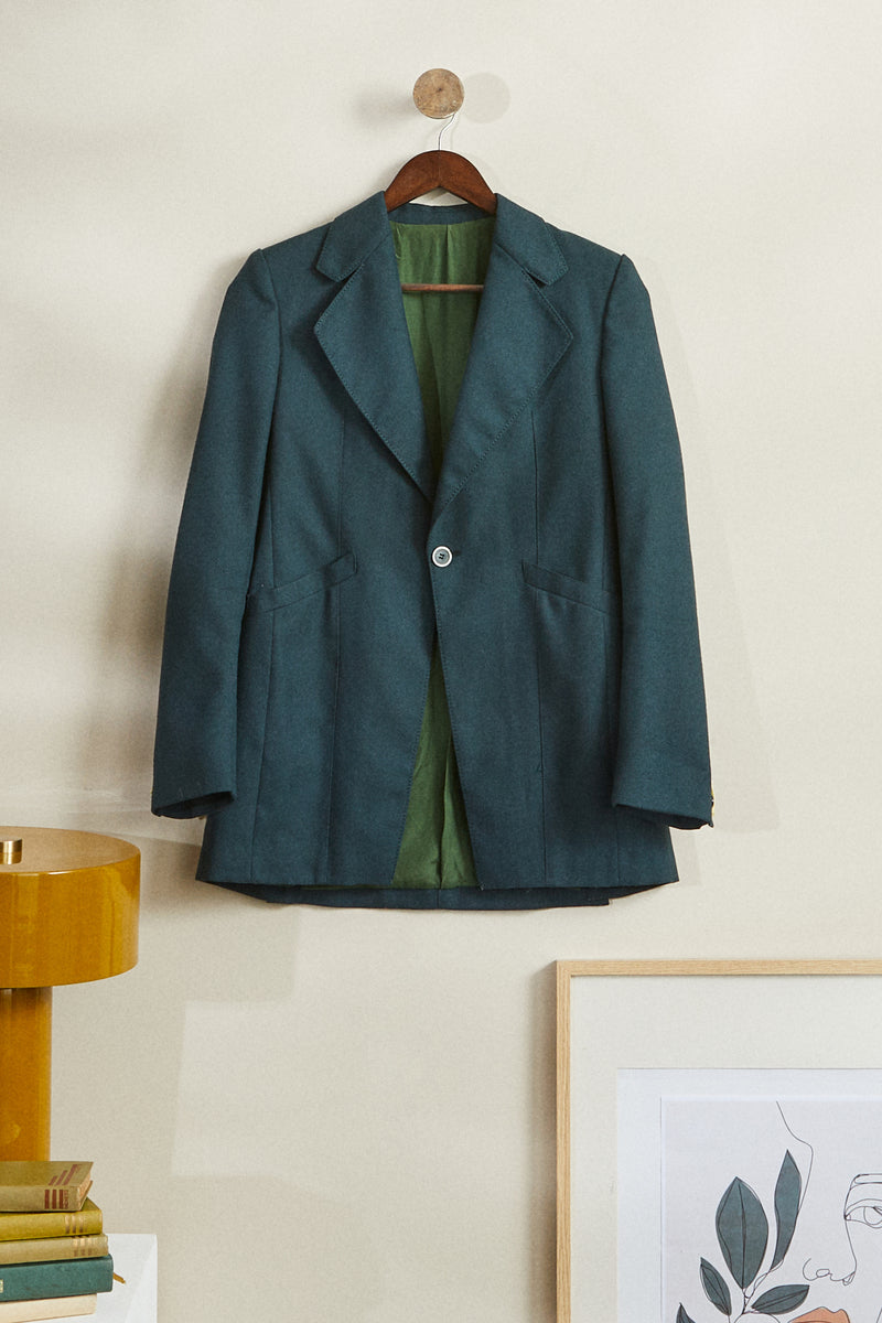 Veste de tailleur verte