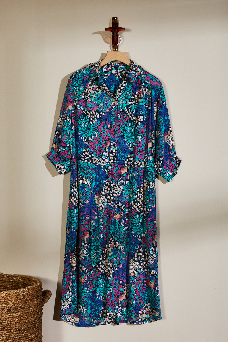 Long floral dress