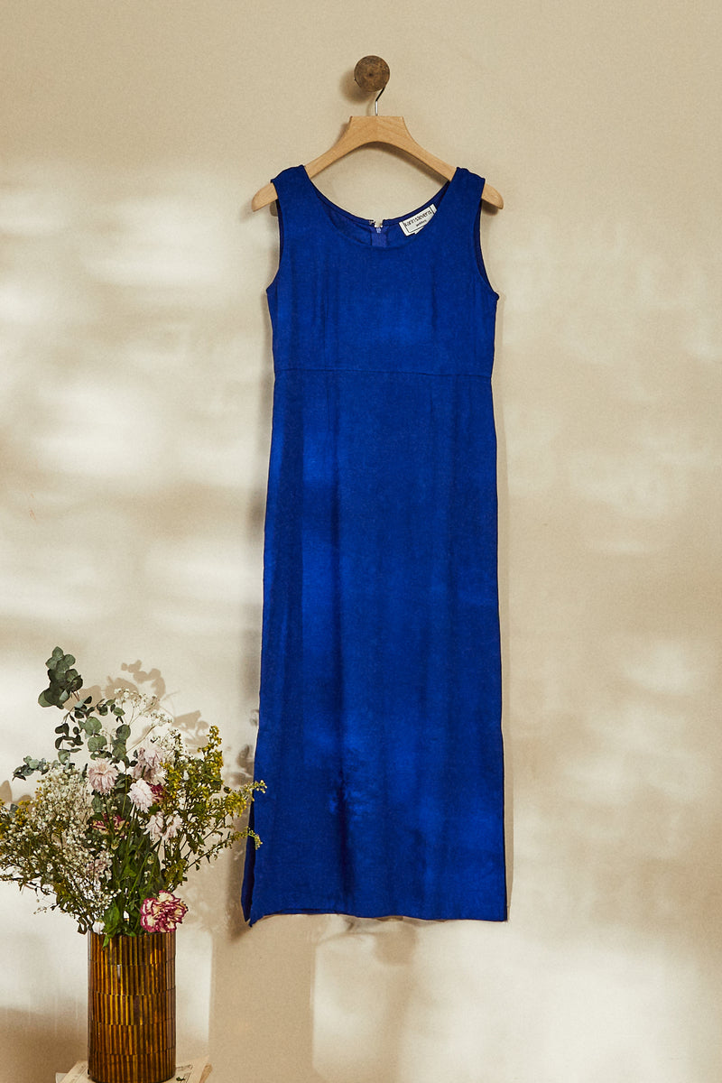 Blue long dress