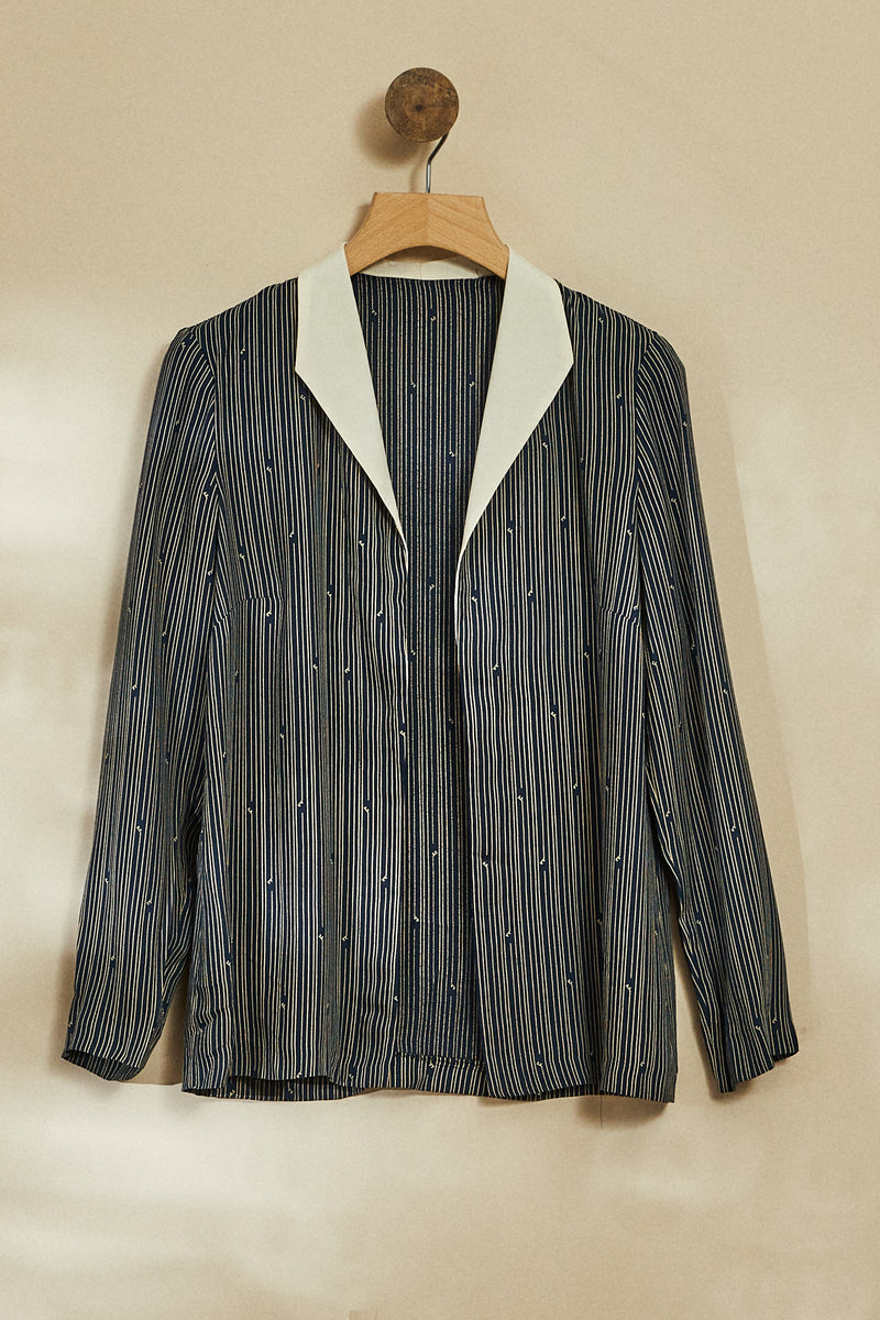 Striped dress and jacket set