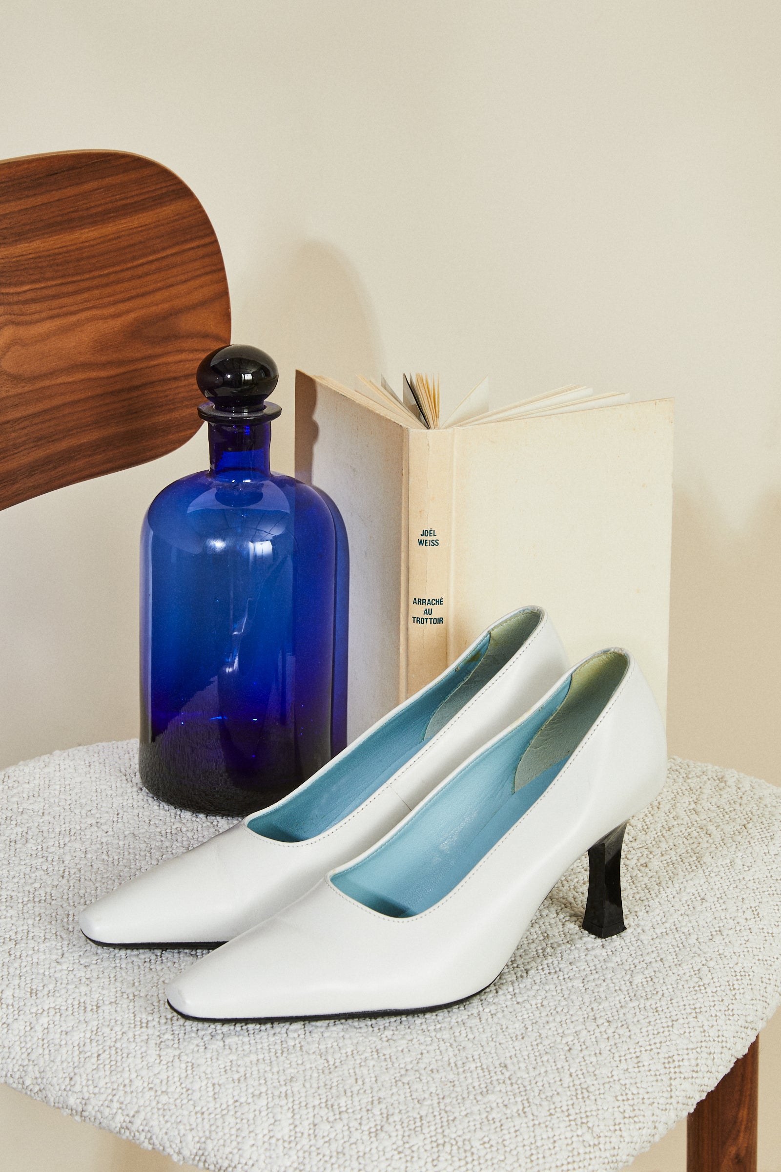 White leather pumps - size 38