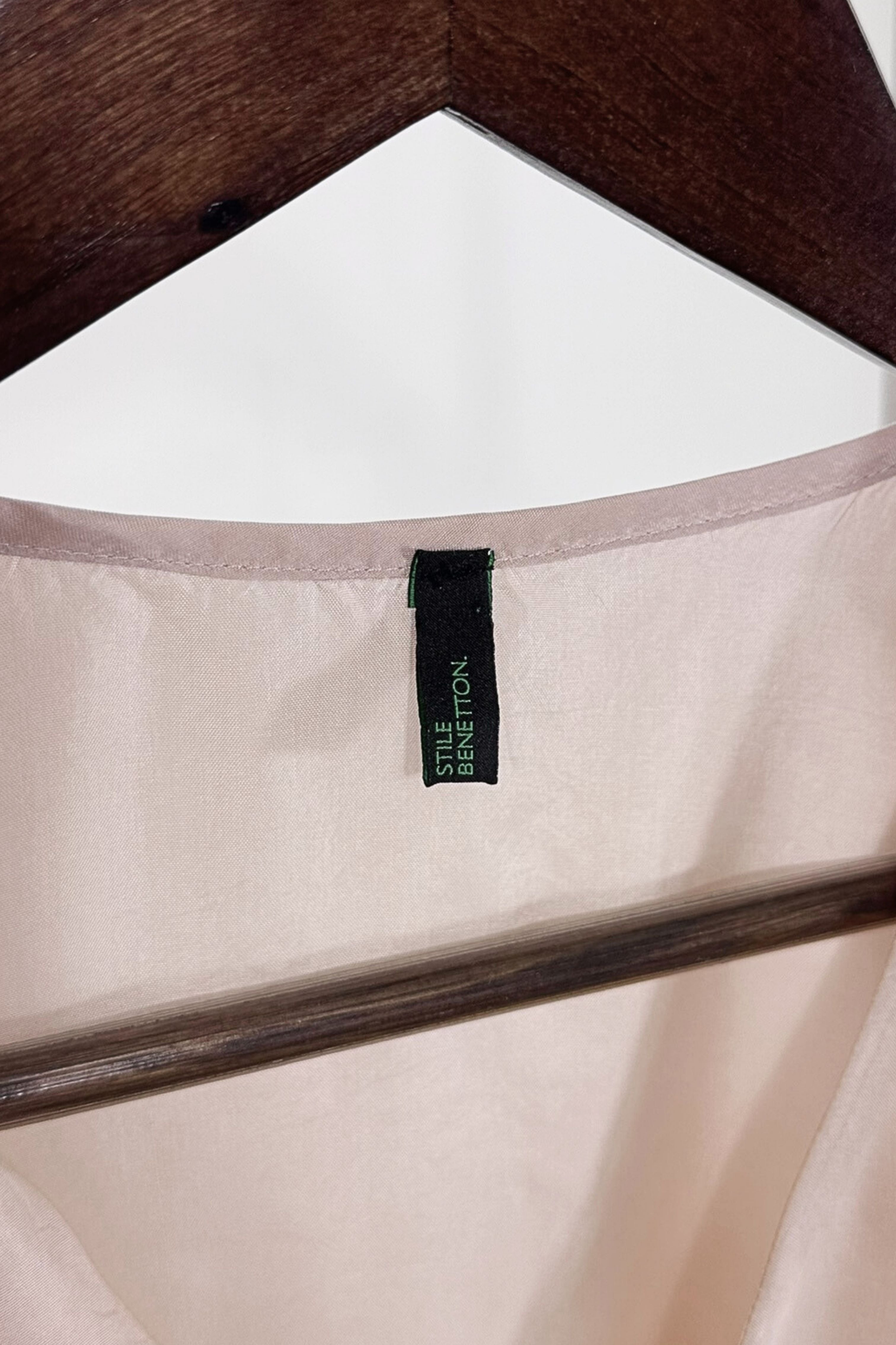 Pink silk blouse
