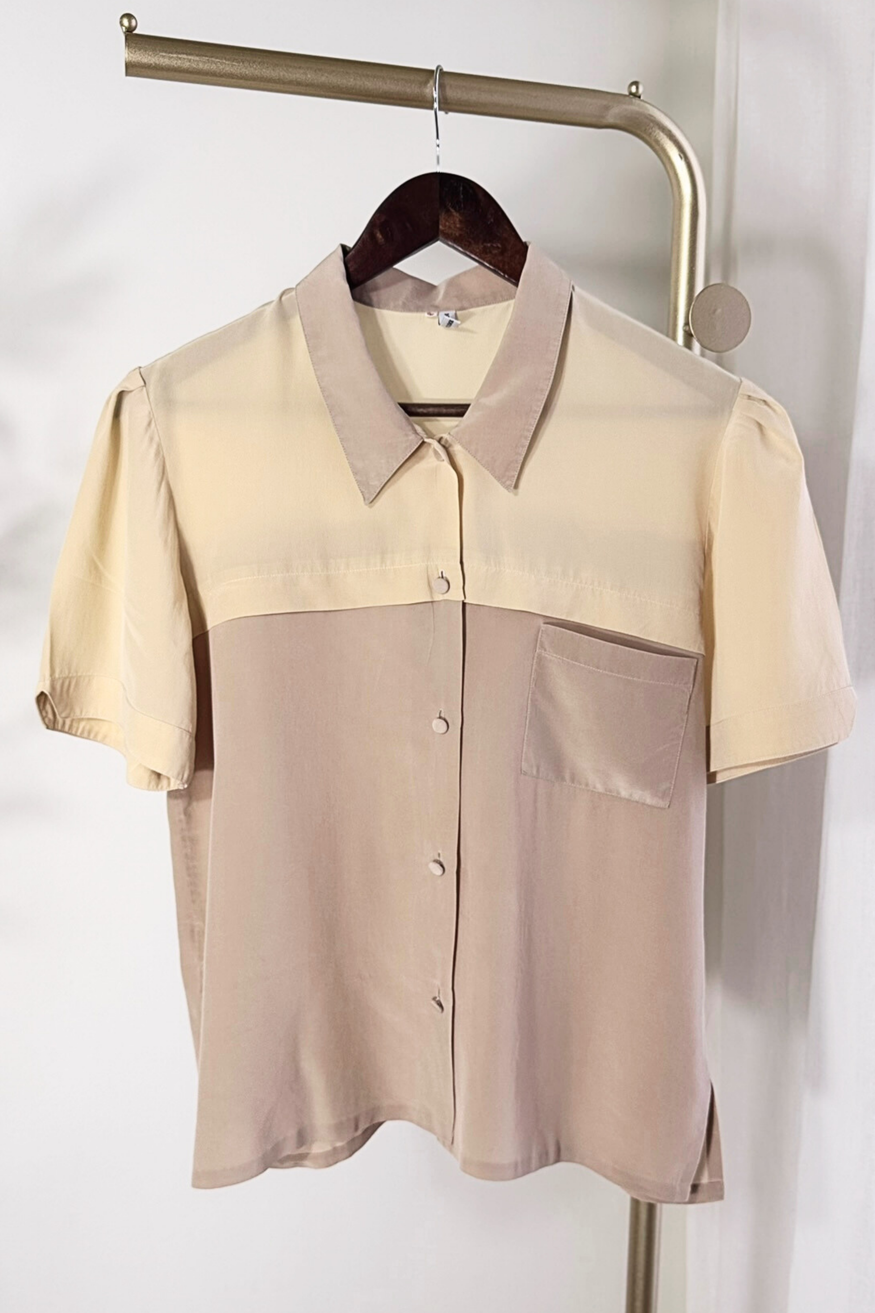 Light yellow blouse