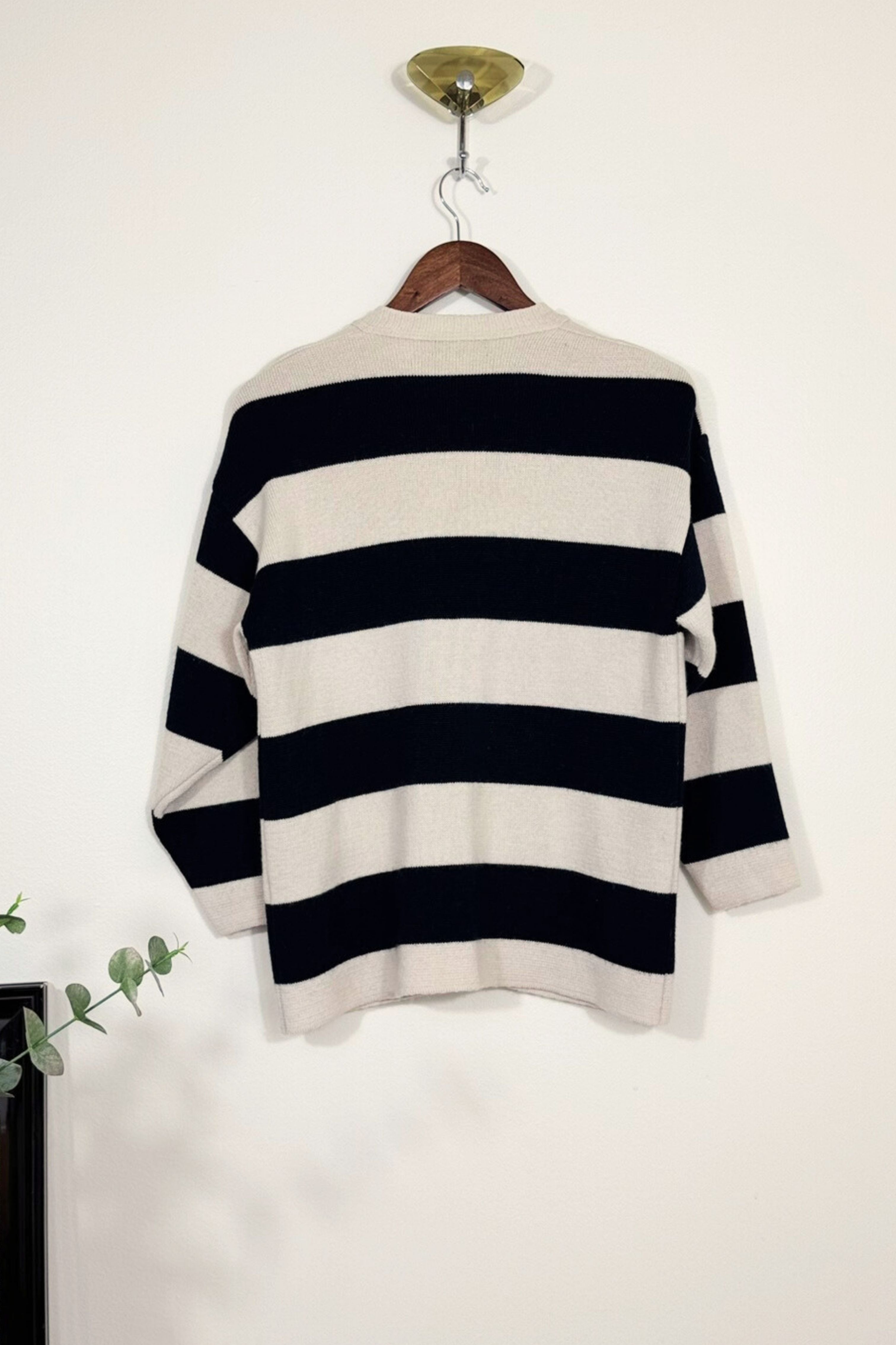 Pull à rayures en laine SAINT JAMES