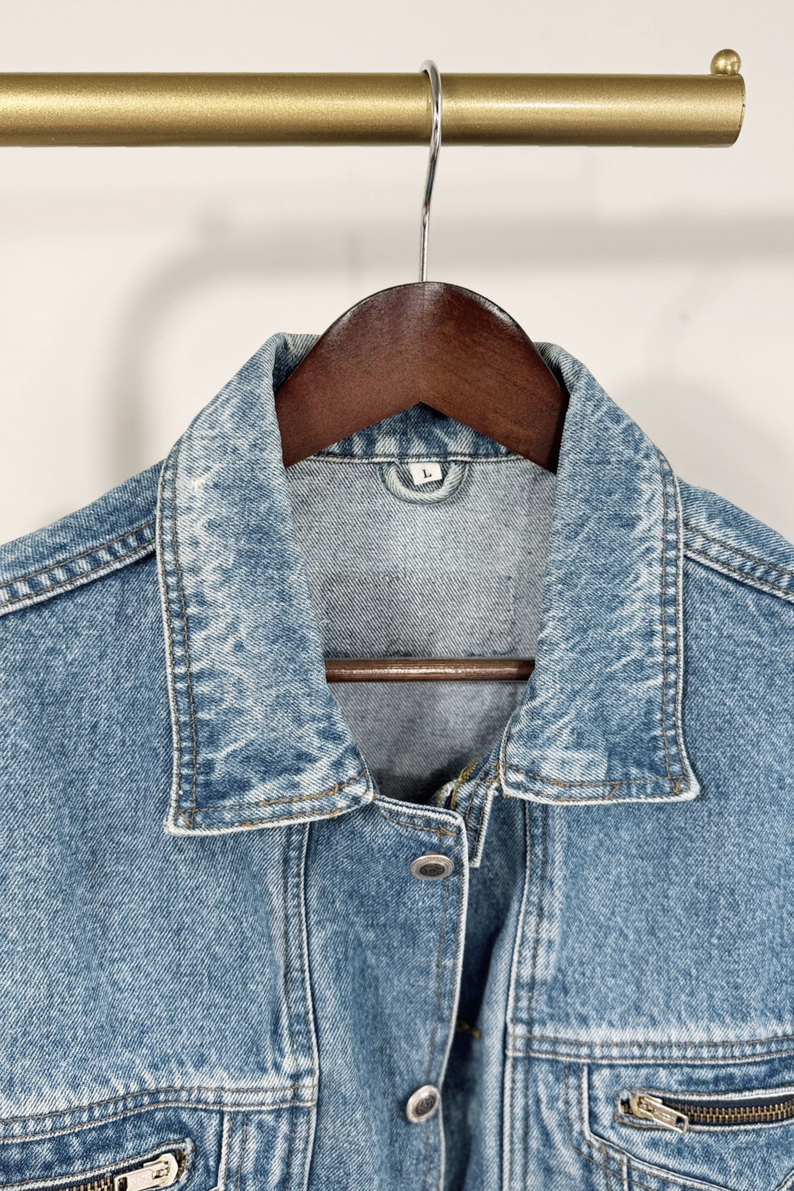 Sherpa denim jacket