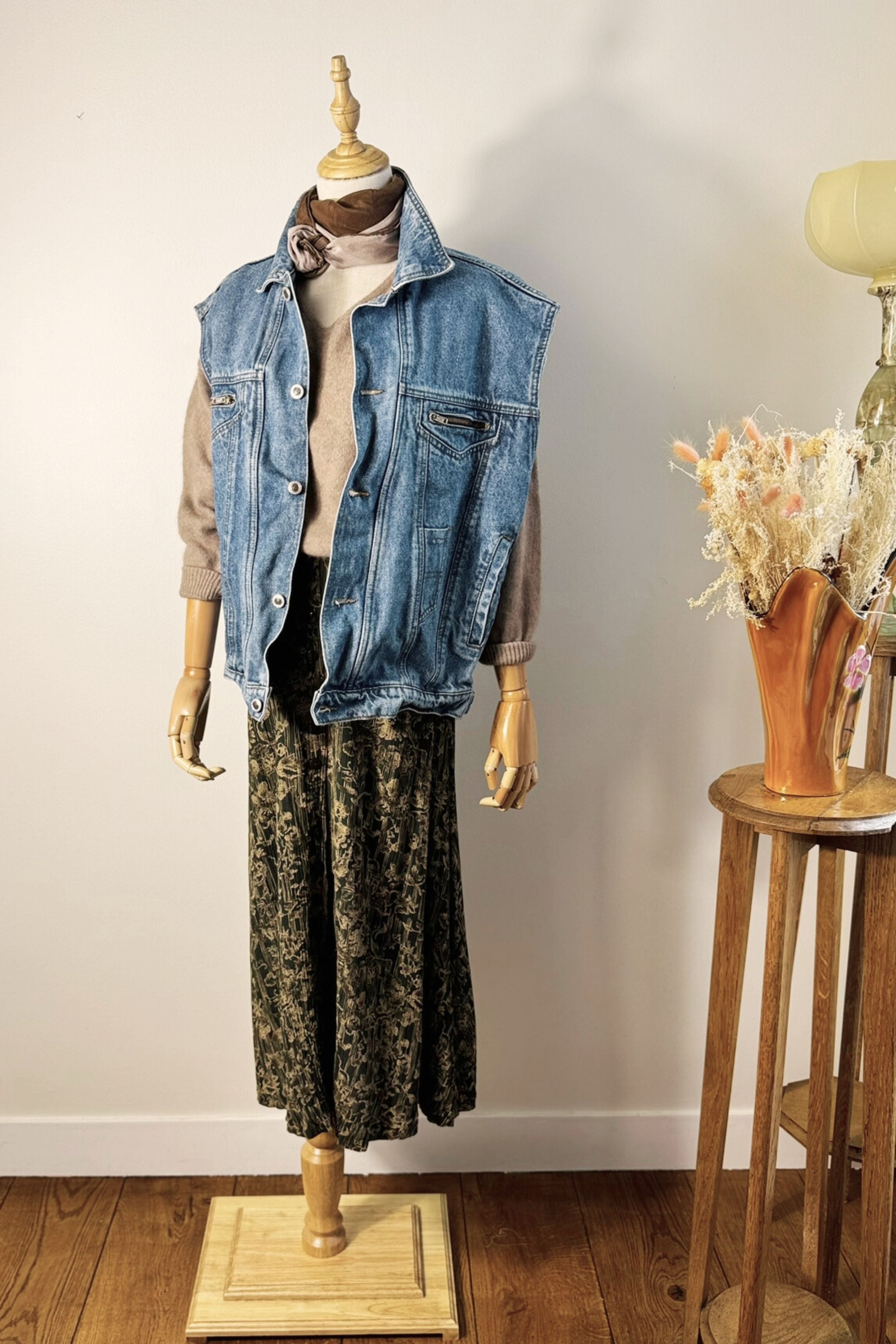 Sherpa denim jacket