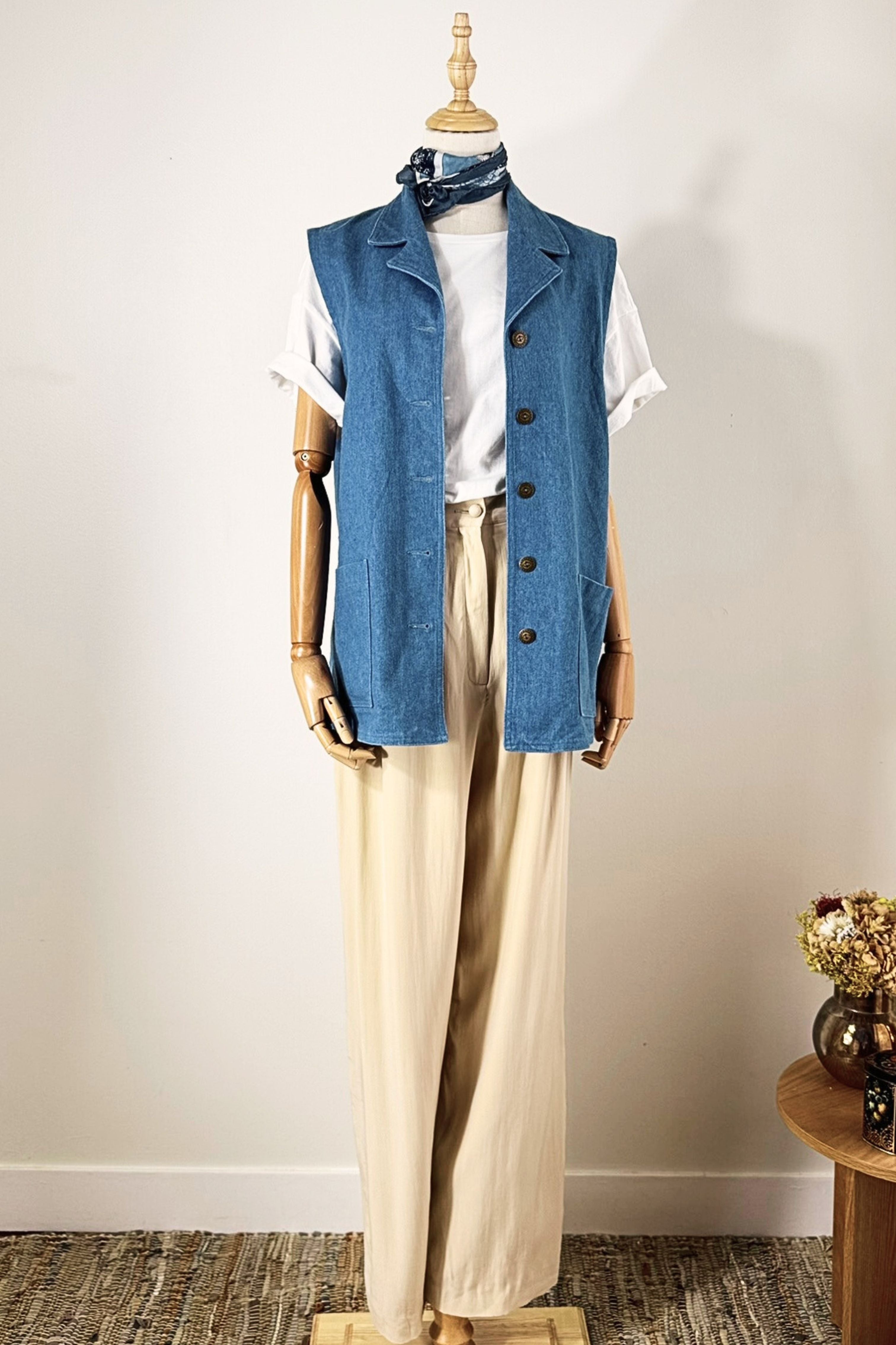 Sherpa denim jacket