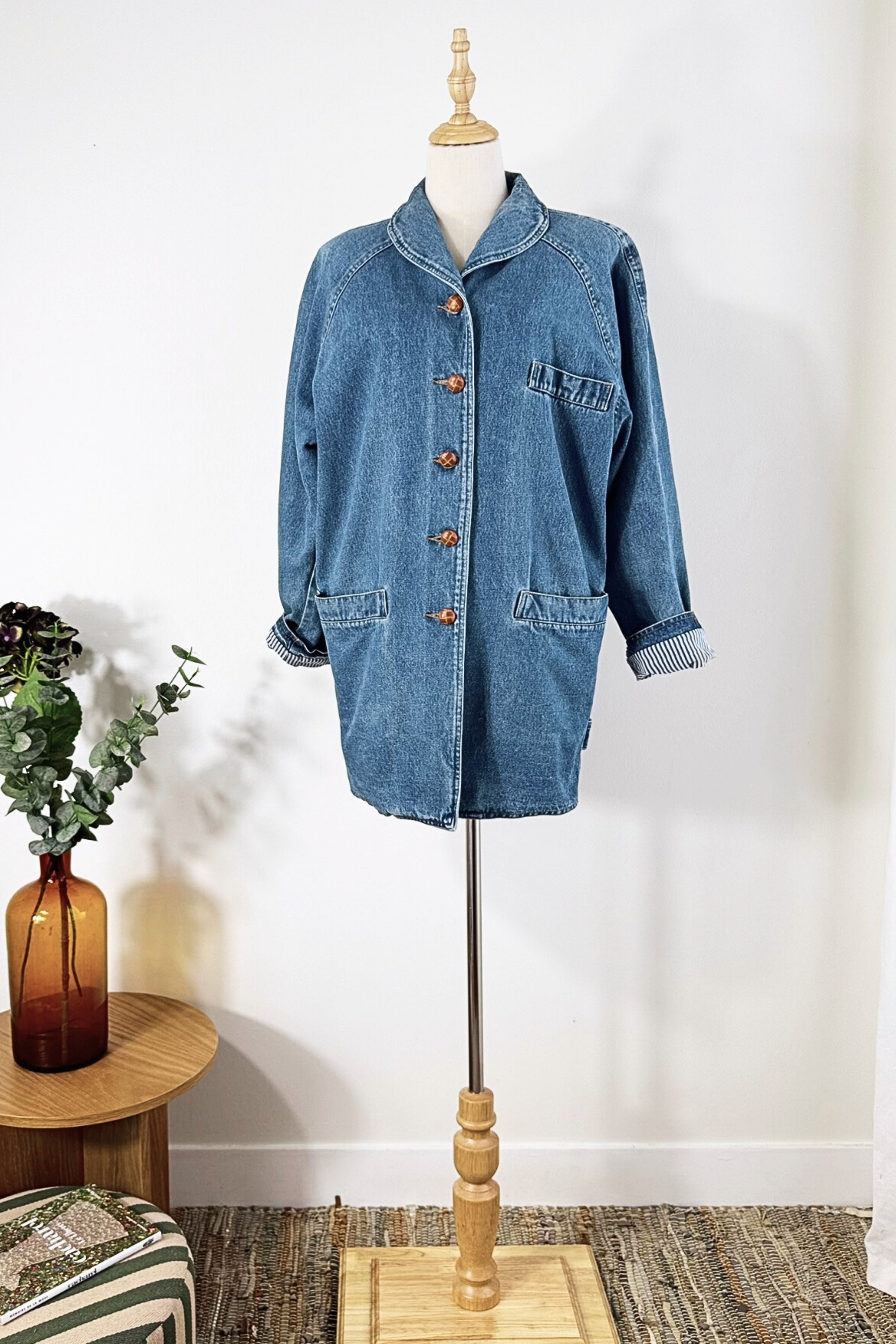 Sherpa denim jacket