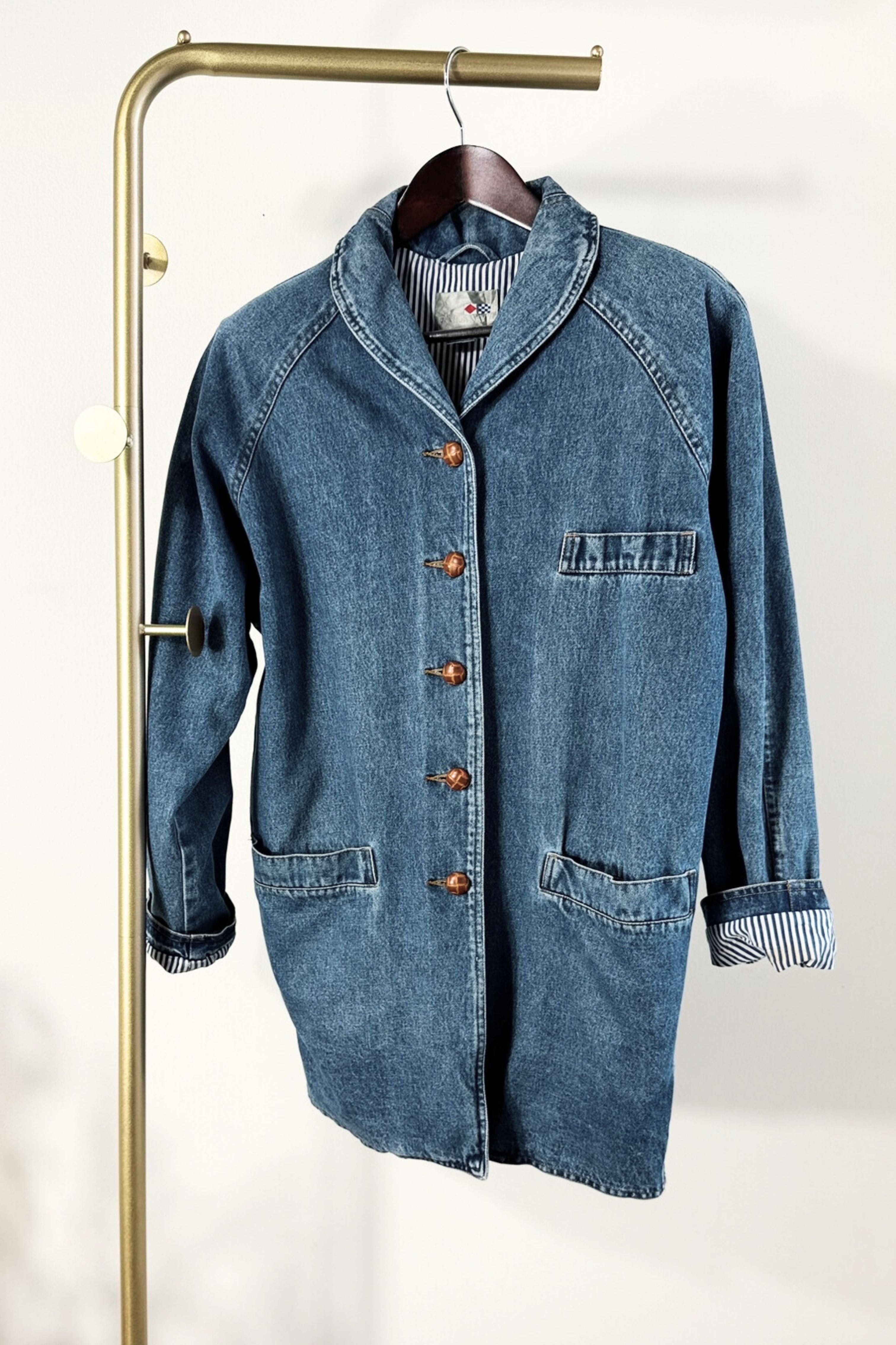 Sherpa denim jacket