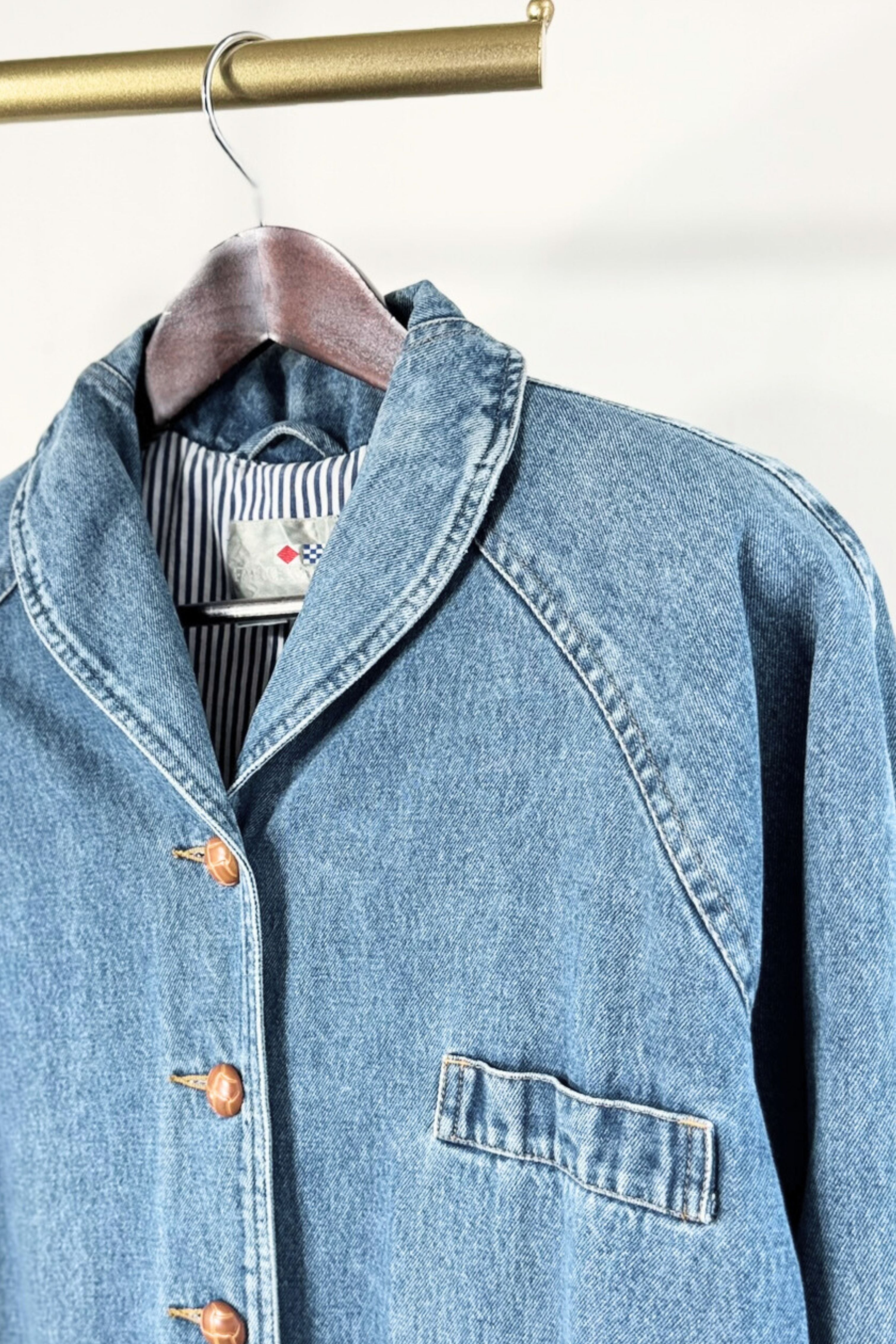 Sherpa denim jacket