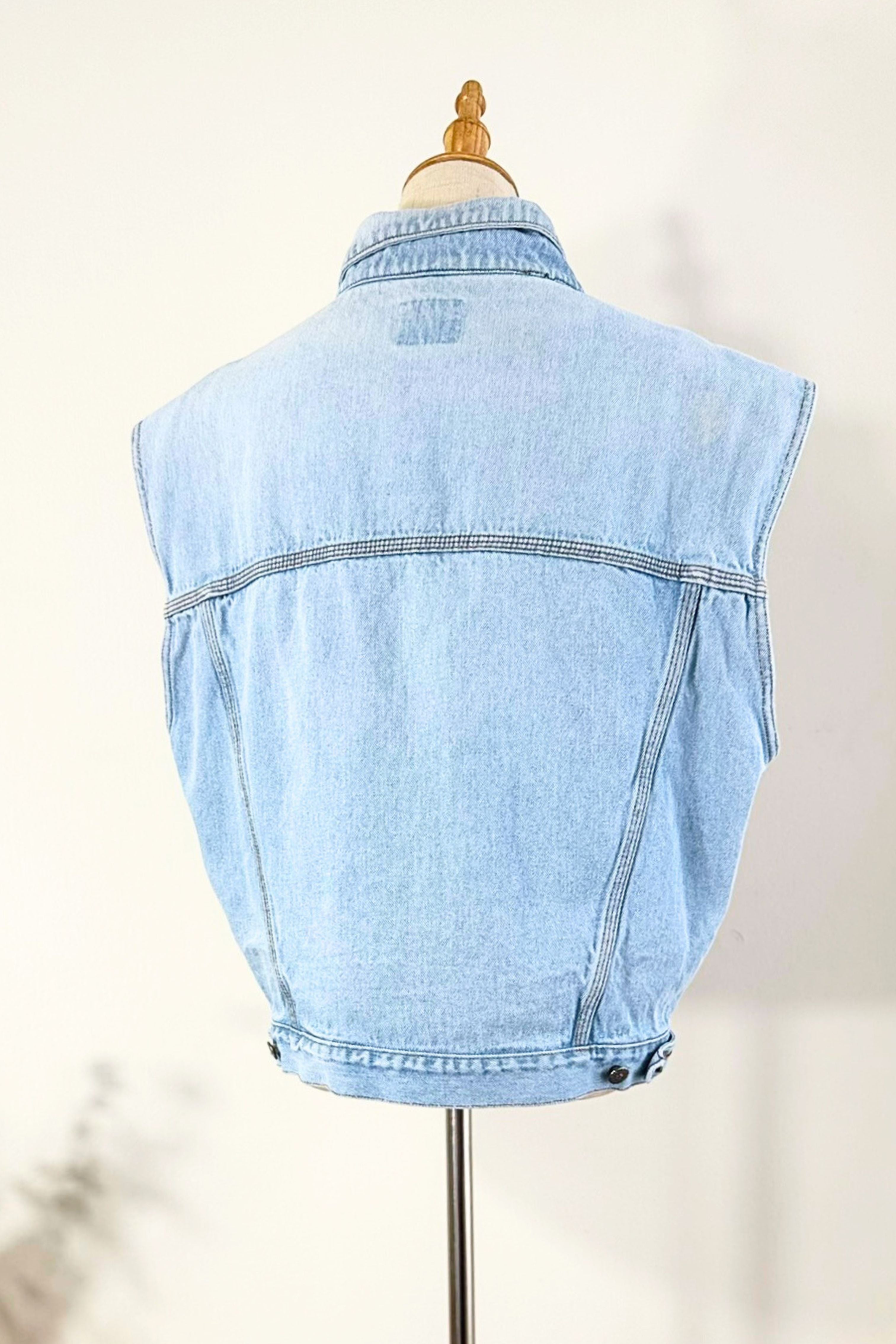 Sherpa denim jacket