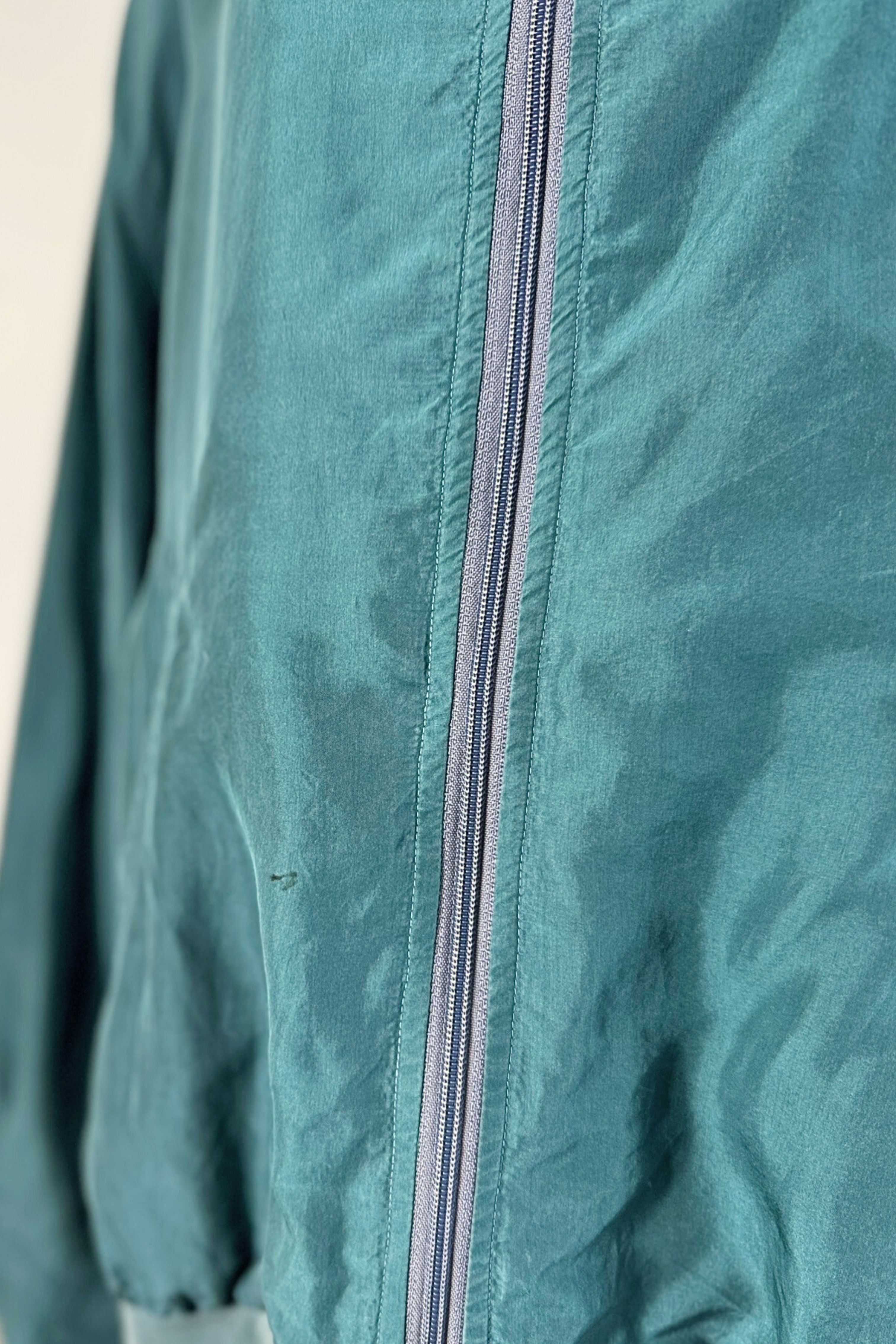 Pink silk bomber jacket