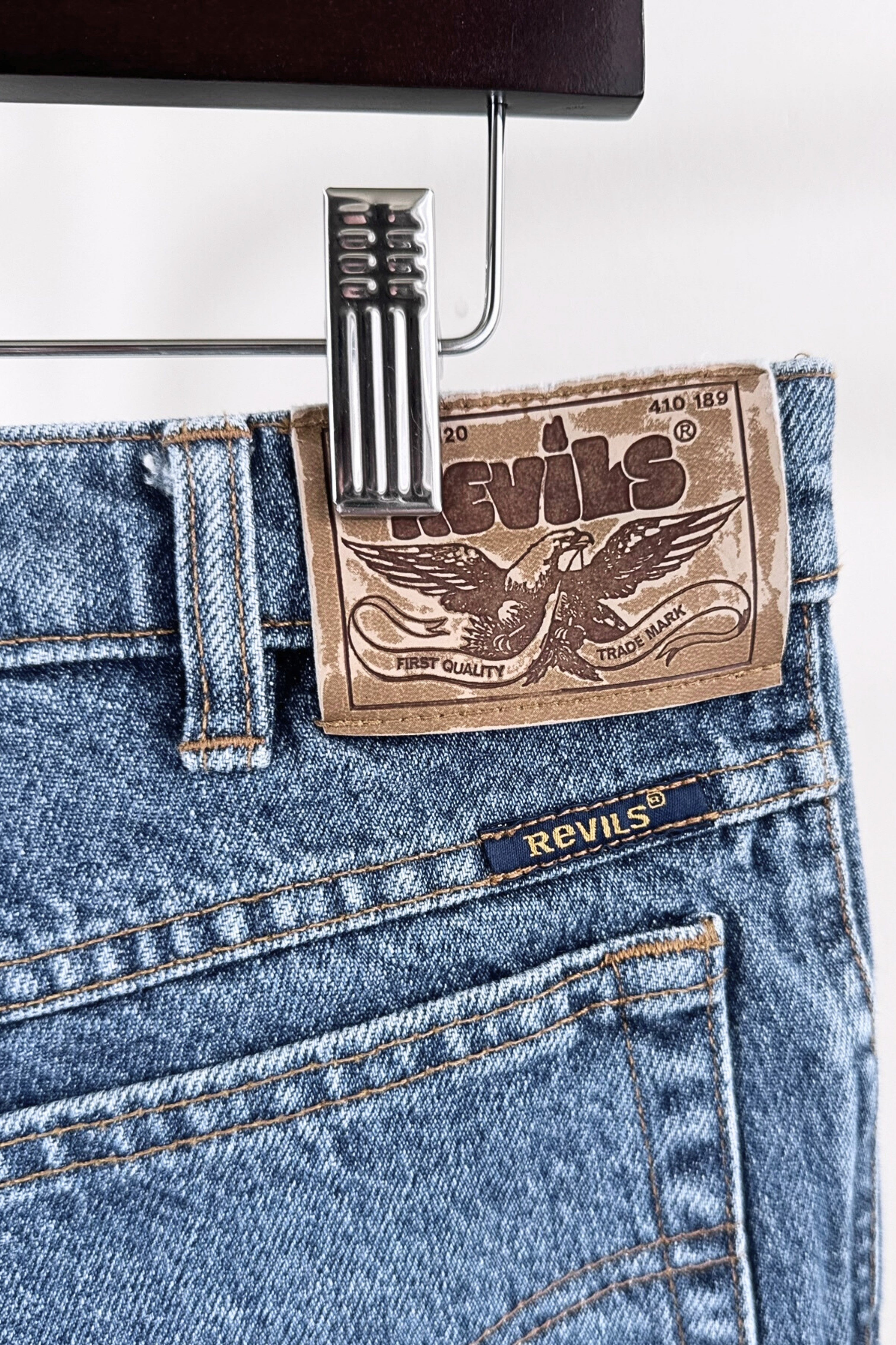 Short en jeans court denim moyen