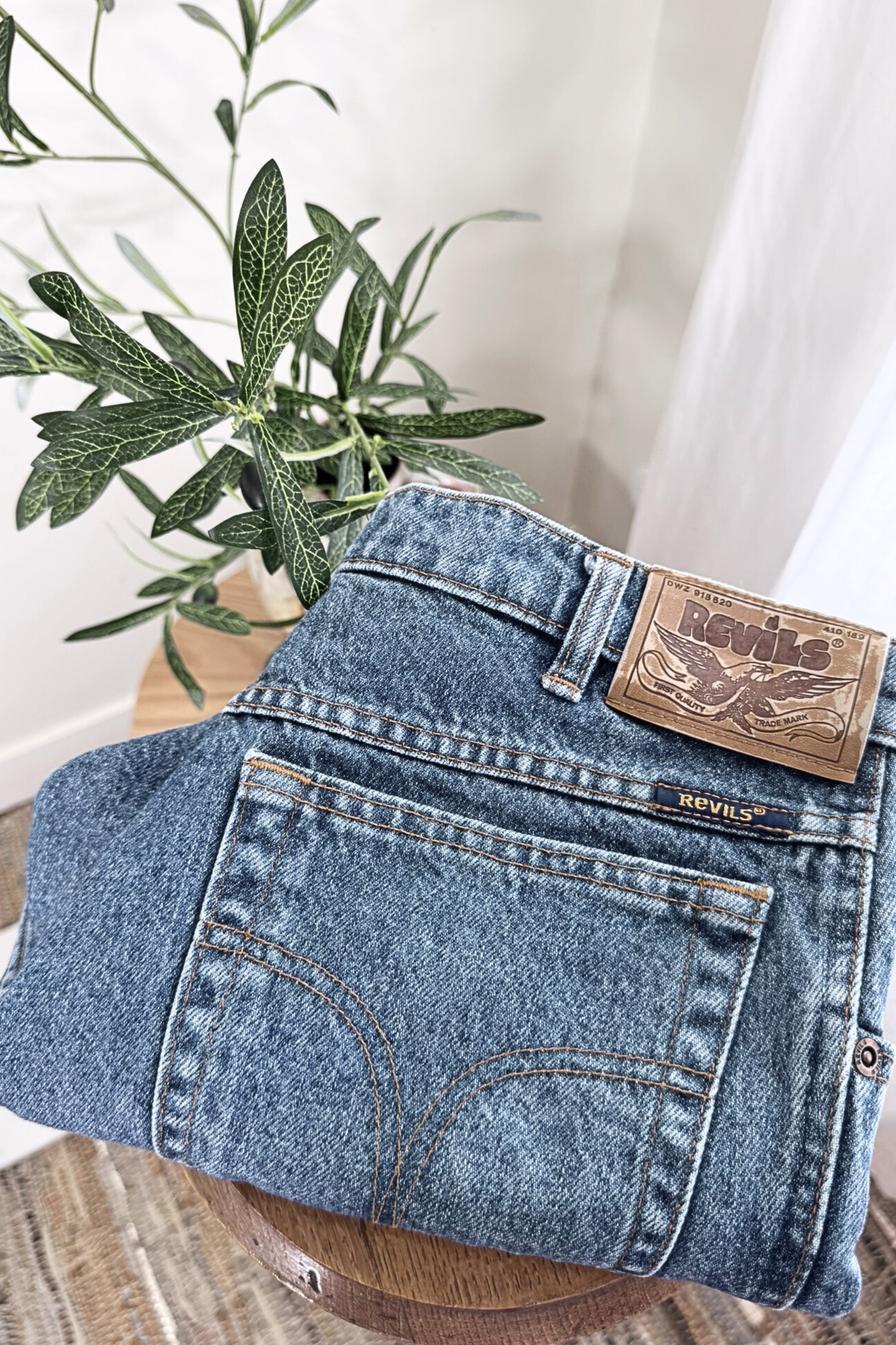 Short en jeans court denim moyen
