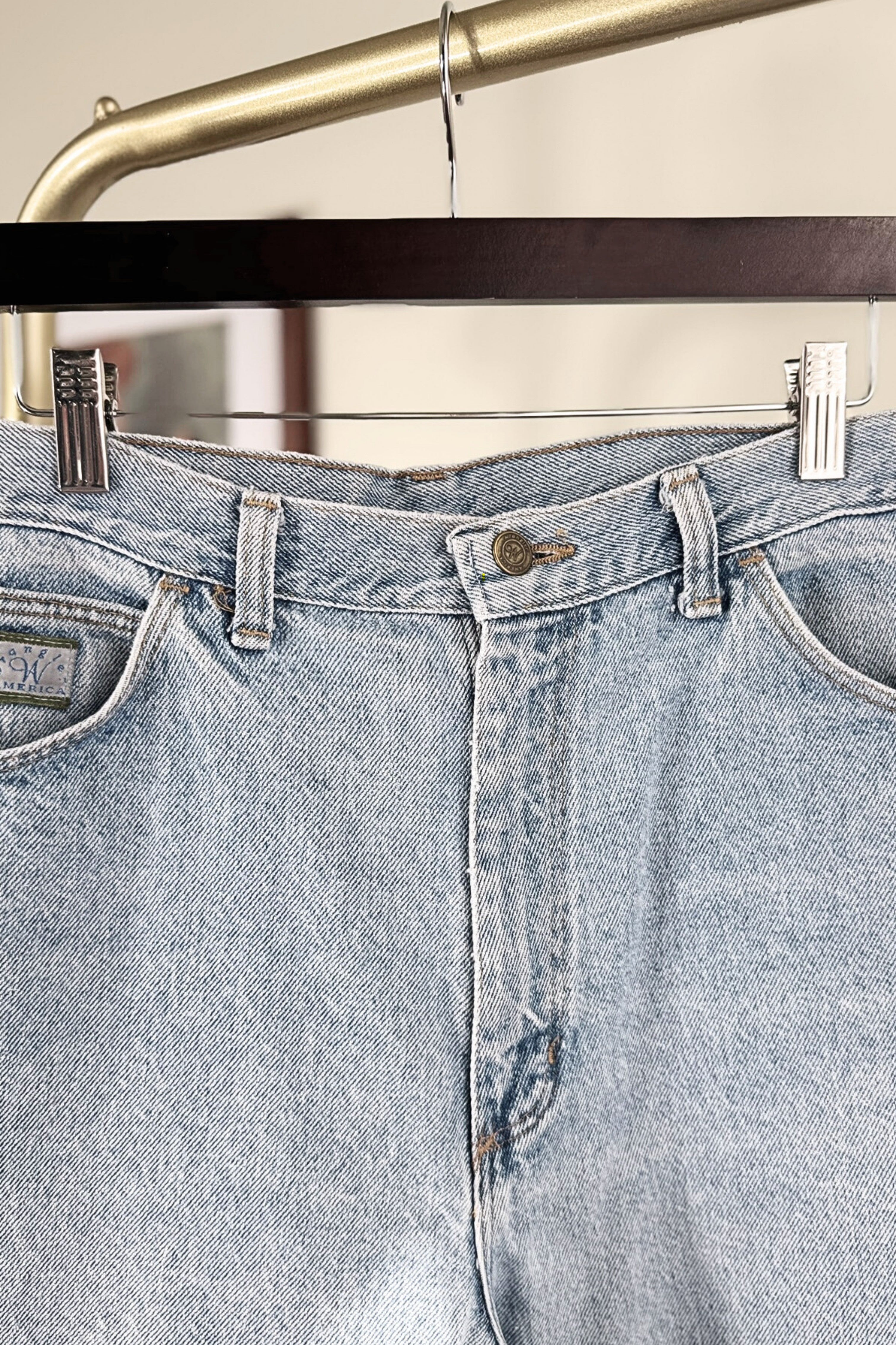 Bermuda Wrangler en jeans denim moyen