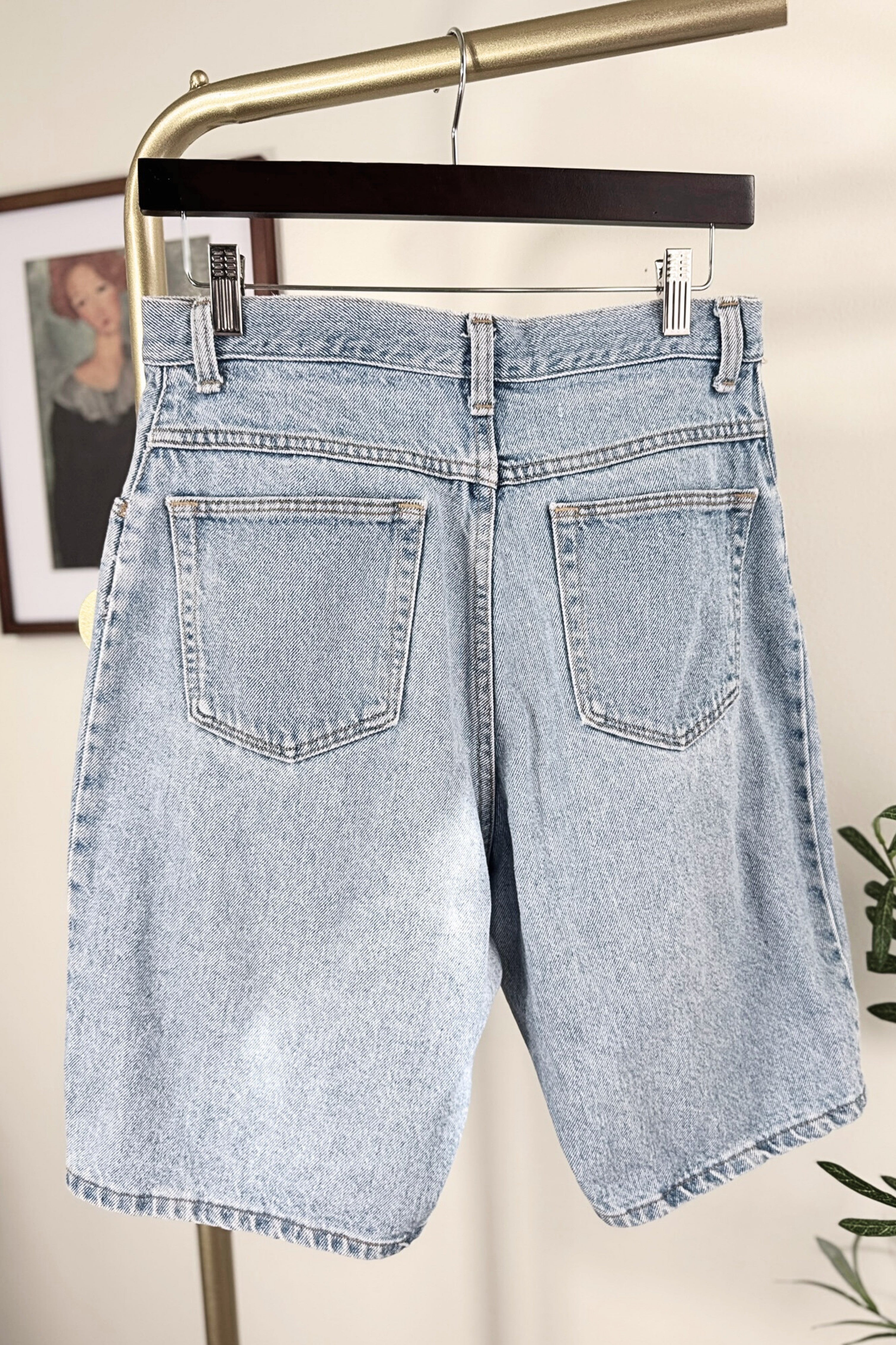 Bermuda Wrangler en jeans denim moyen