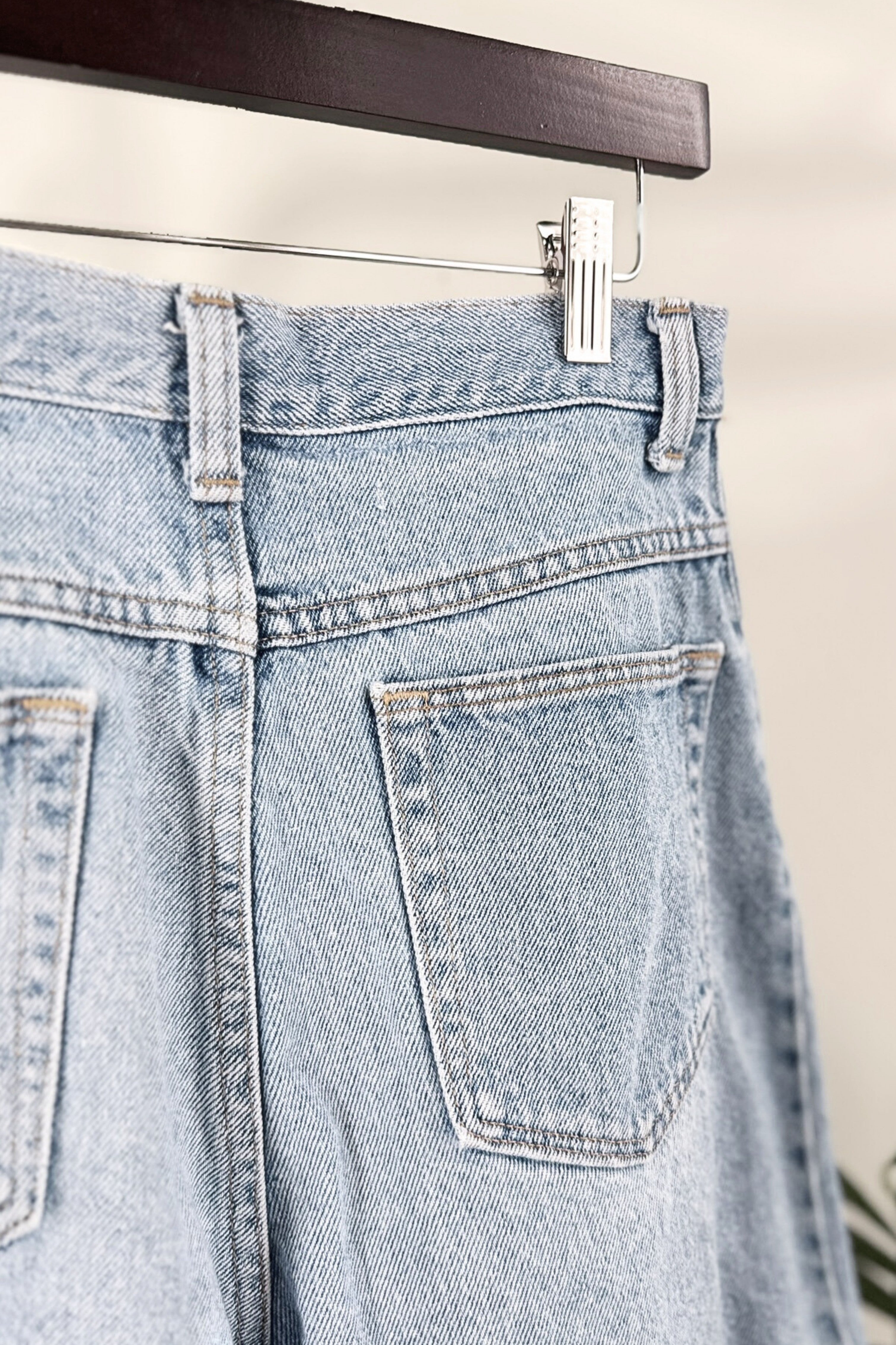 Bermuda Wrangler en jeans denim moyen