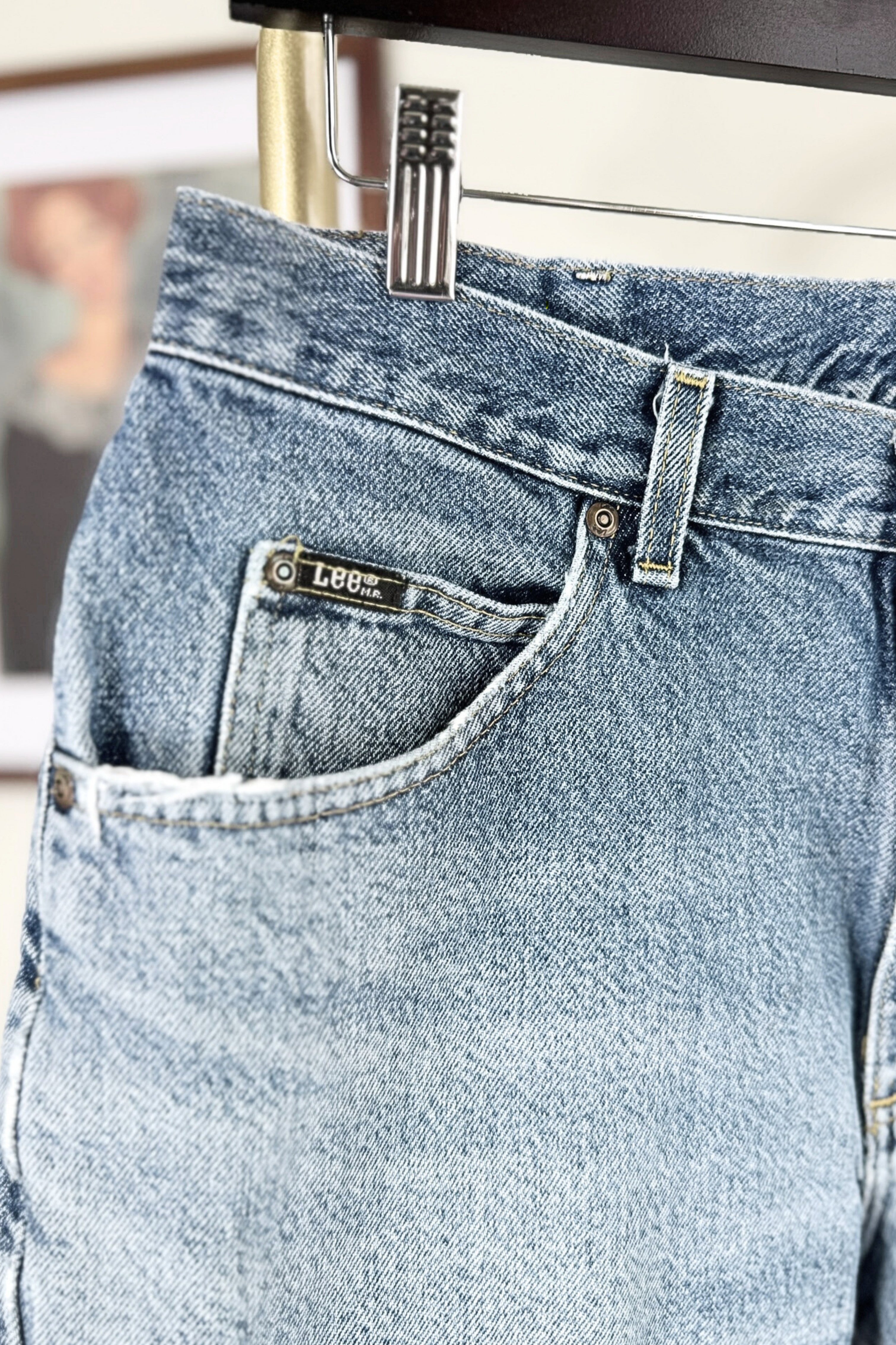 Bermuda Lee Cooper en jeans denim moyen