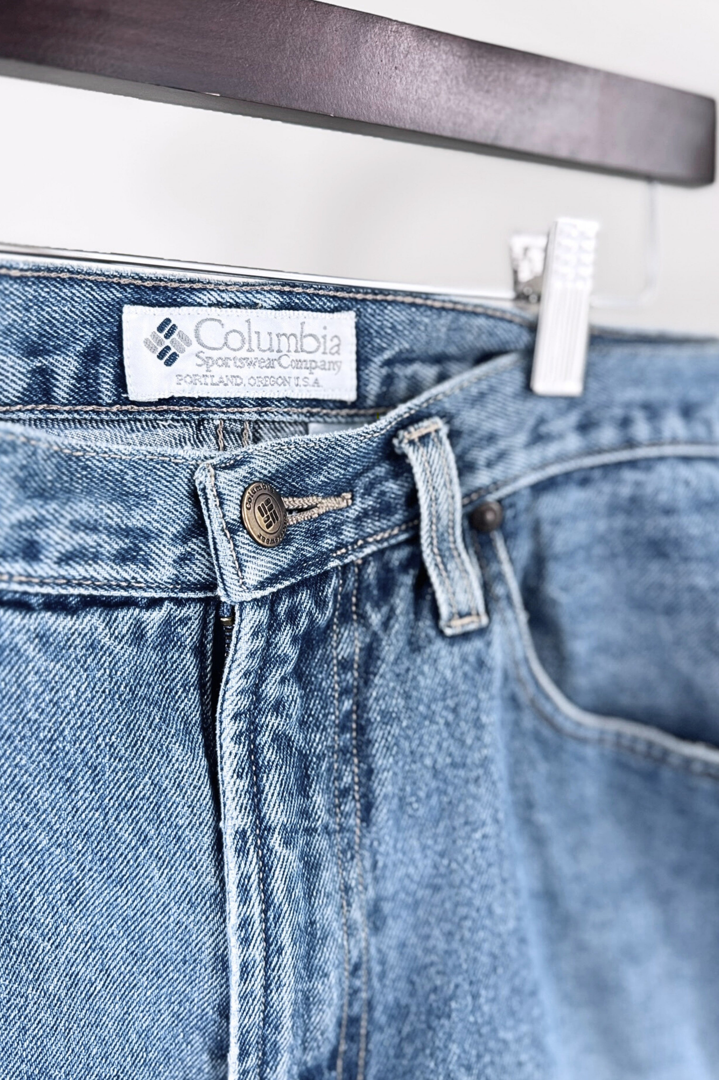Bermuda Columbia en jeans denim moyen