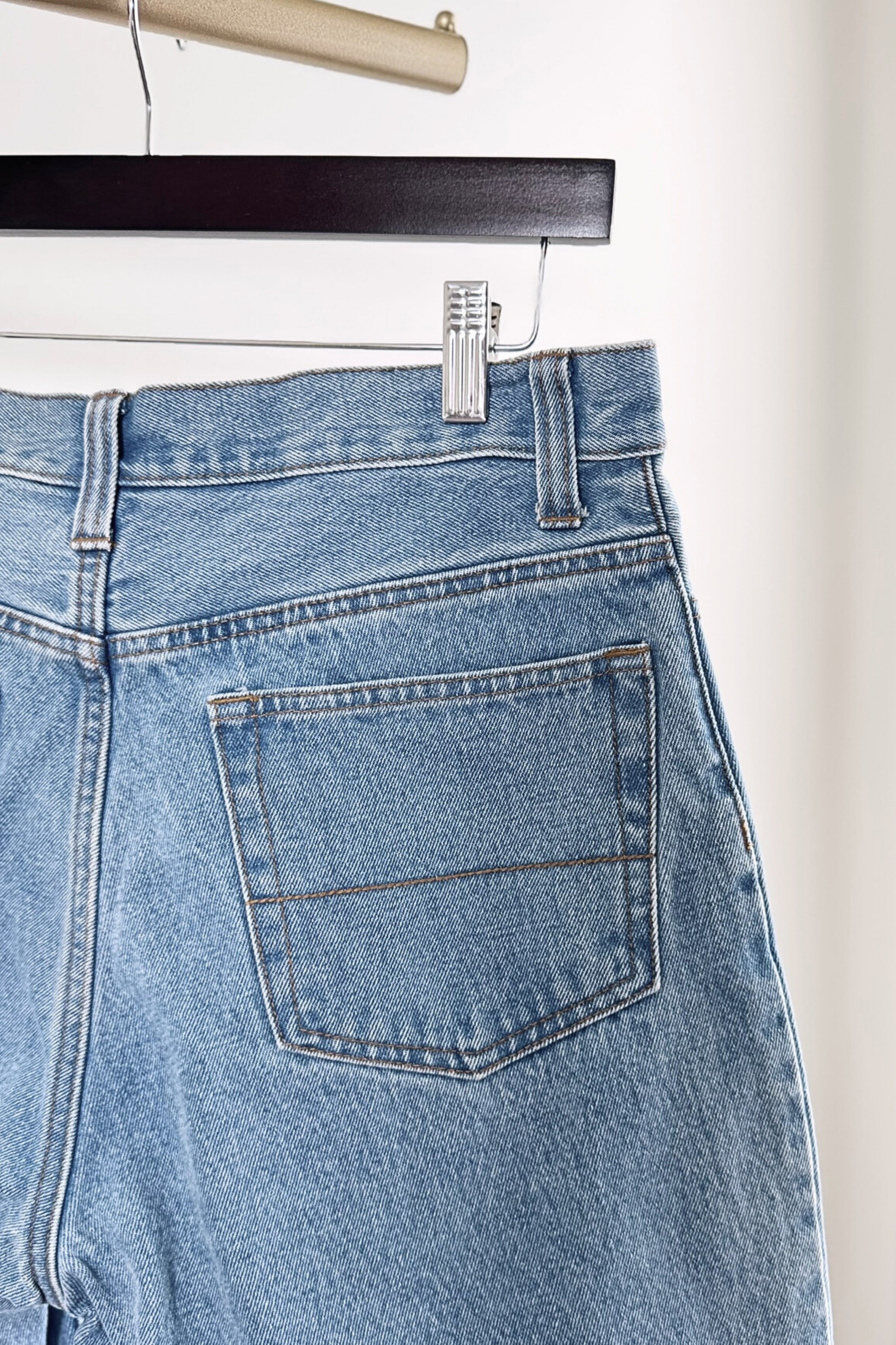 Bermuda en jeans long denim moyen