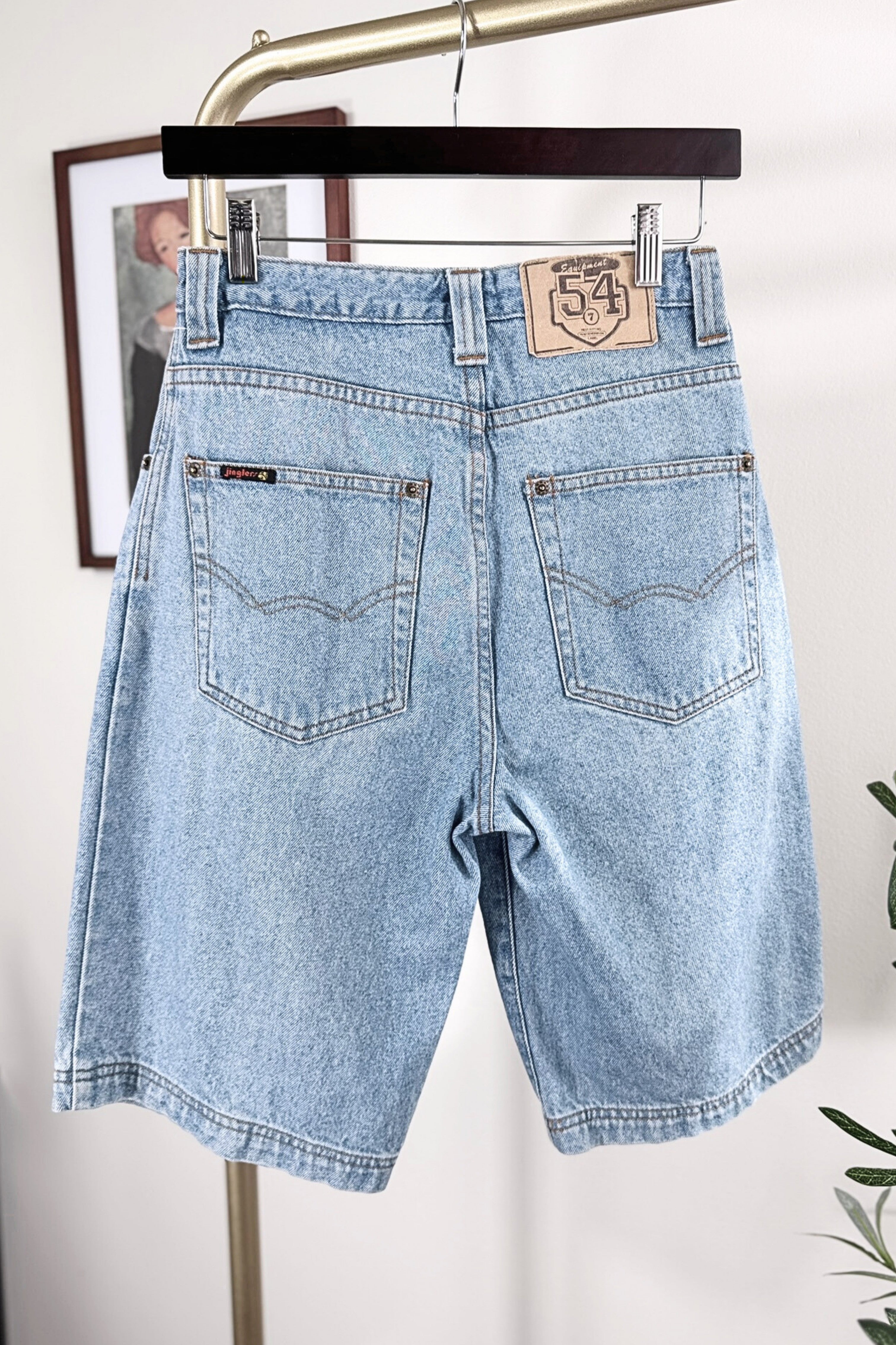 Bermuda en jeans vintage denim moyen