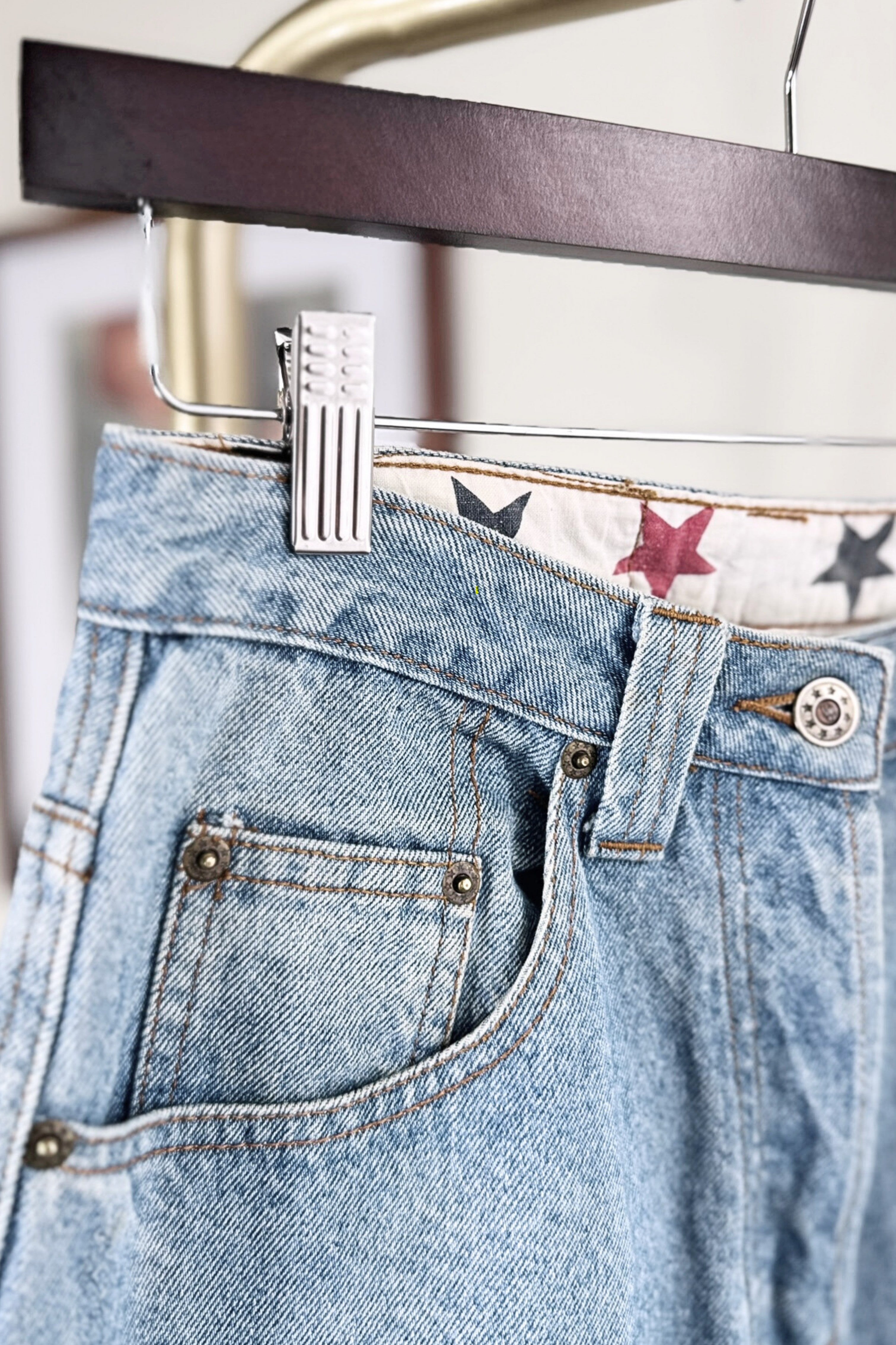 Bermuda en jeans vintage denim moyen