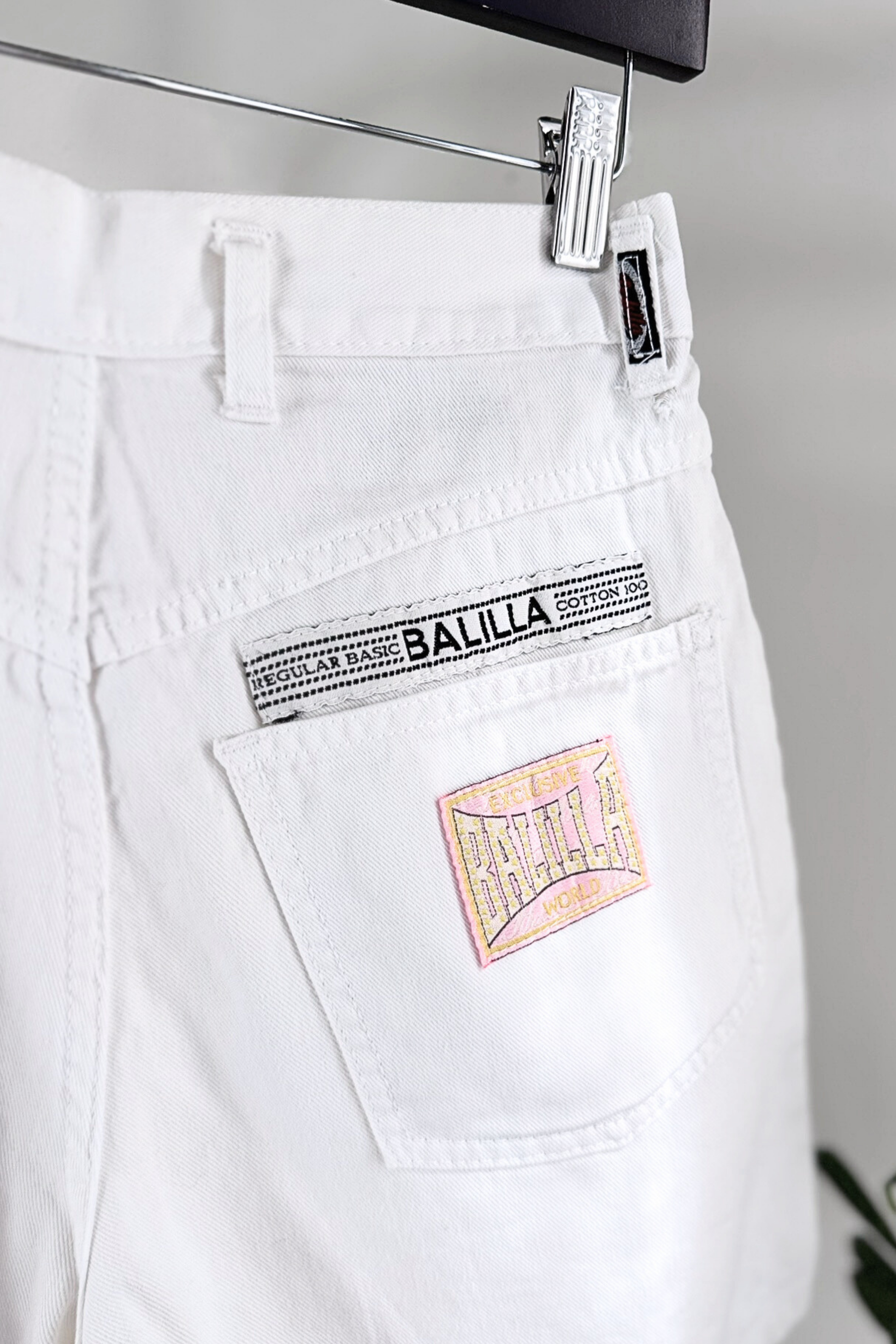 Bermuda en jeans blanc
