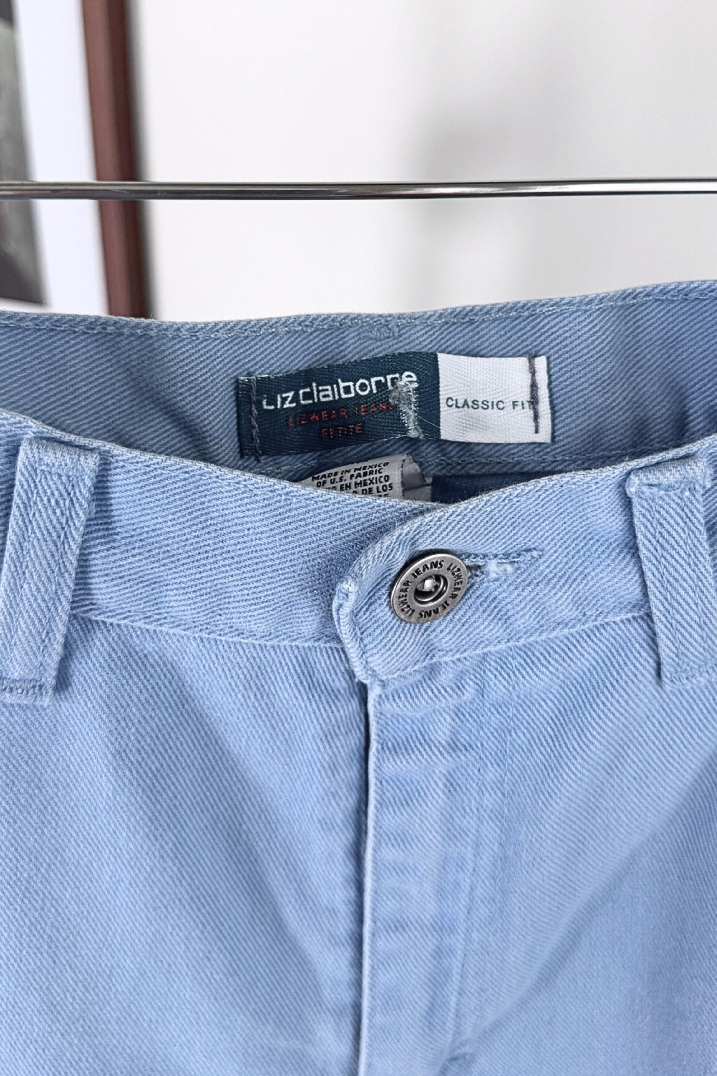 Bermuda en jeans bleu clair