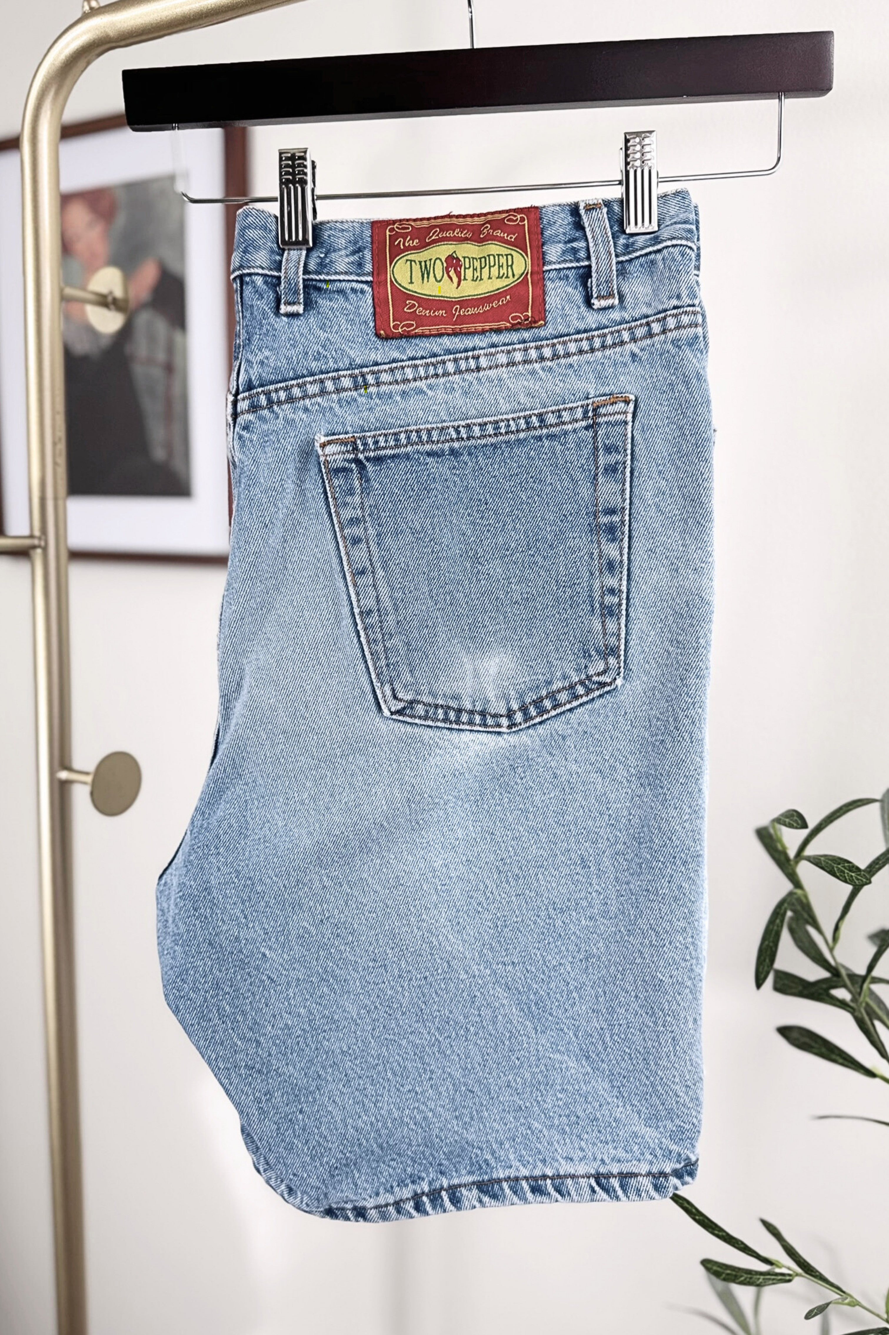 Bermuda en jeans large denim moyen