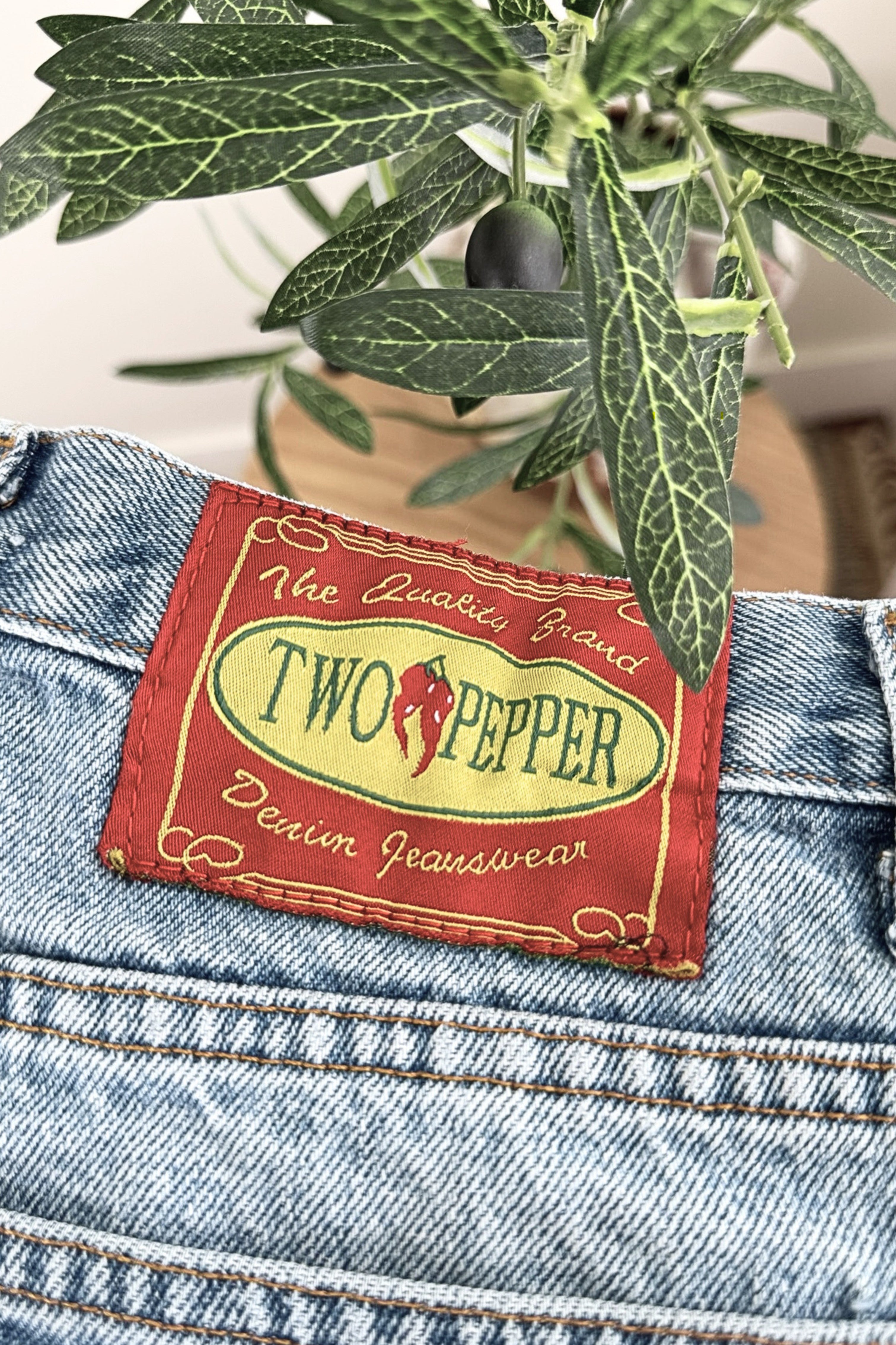 Bermuda en jeans large denim moyen