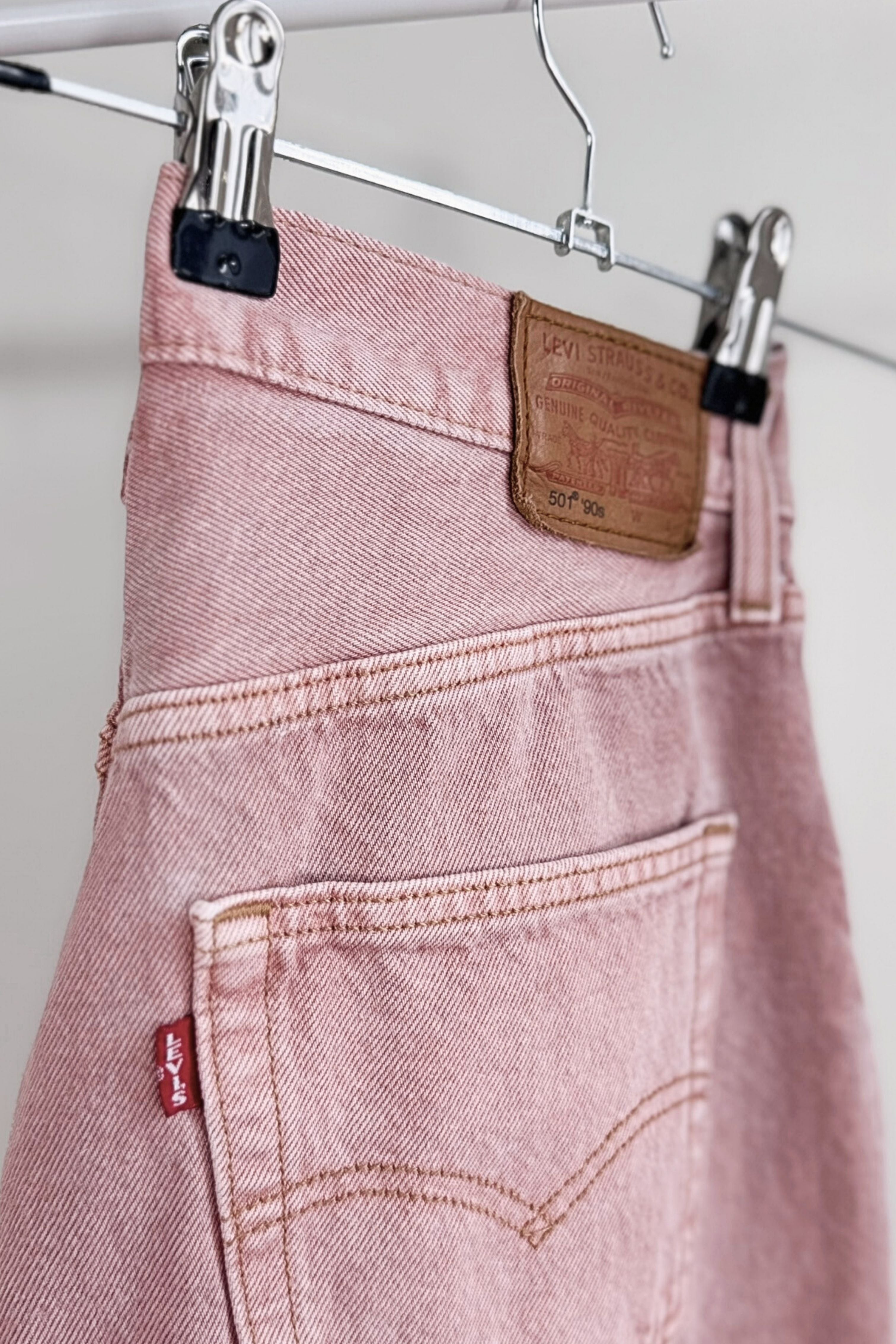 Jeans Levi's 501 W28 L30 rose