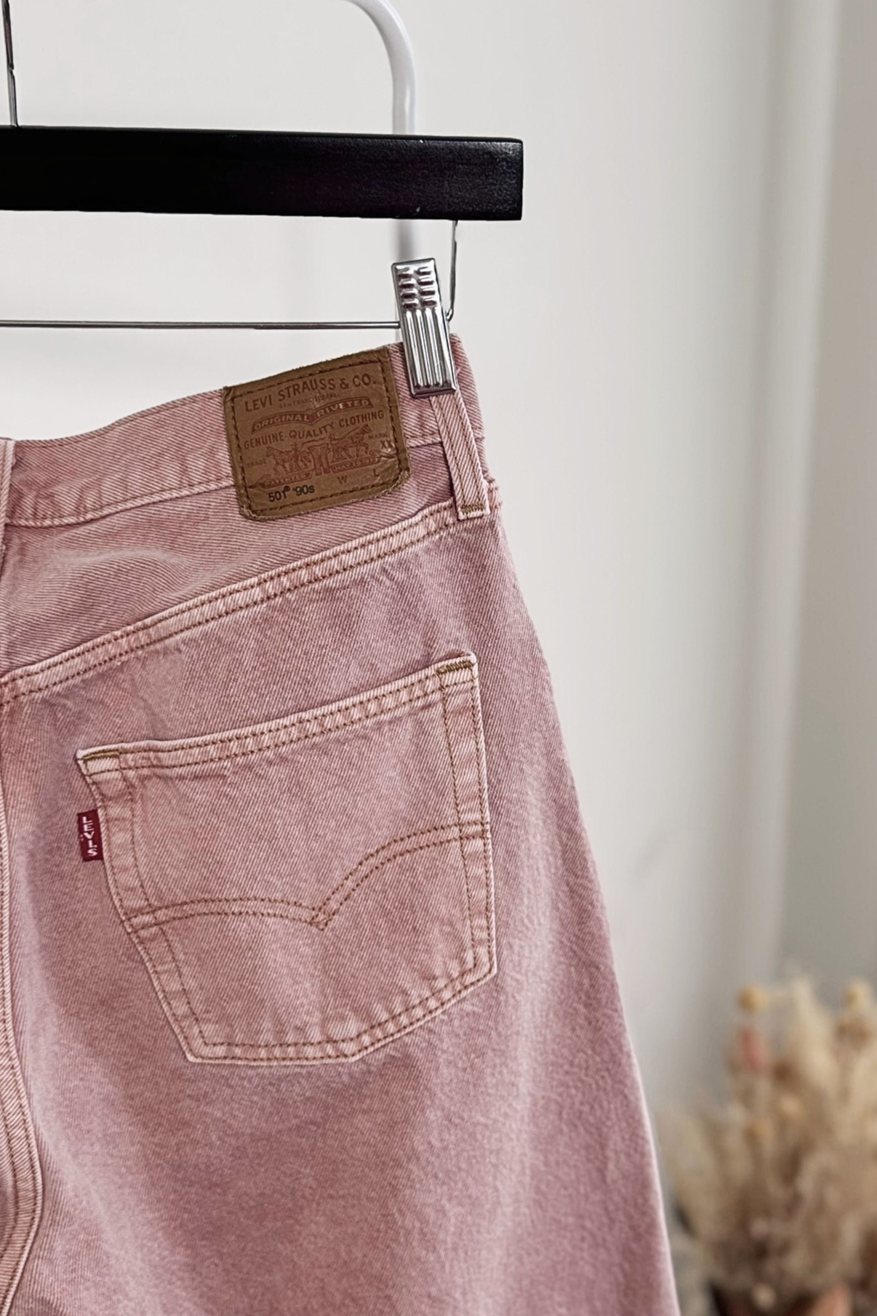 Jeans Levi's 501 W28 L30 rose