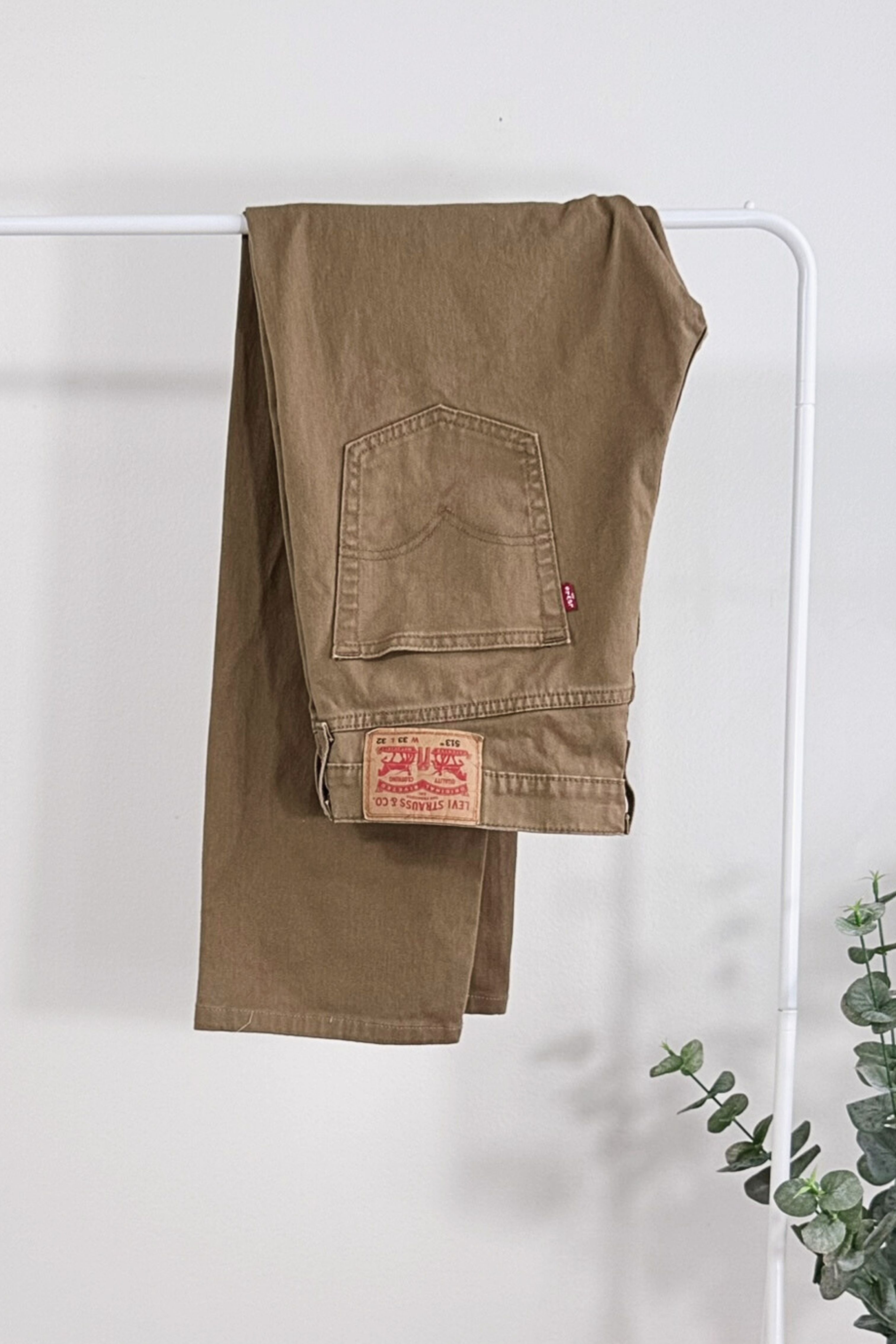 Jeans Levi's 513 W33 L32 marron