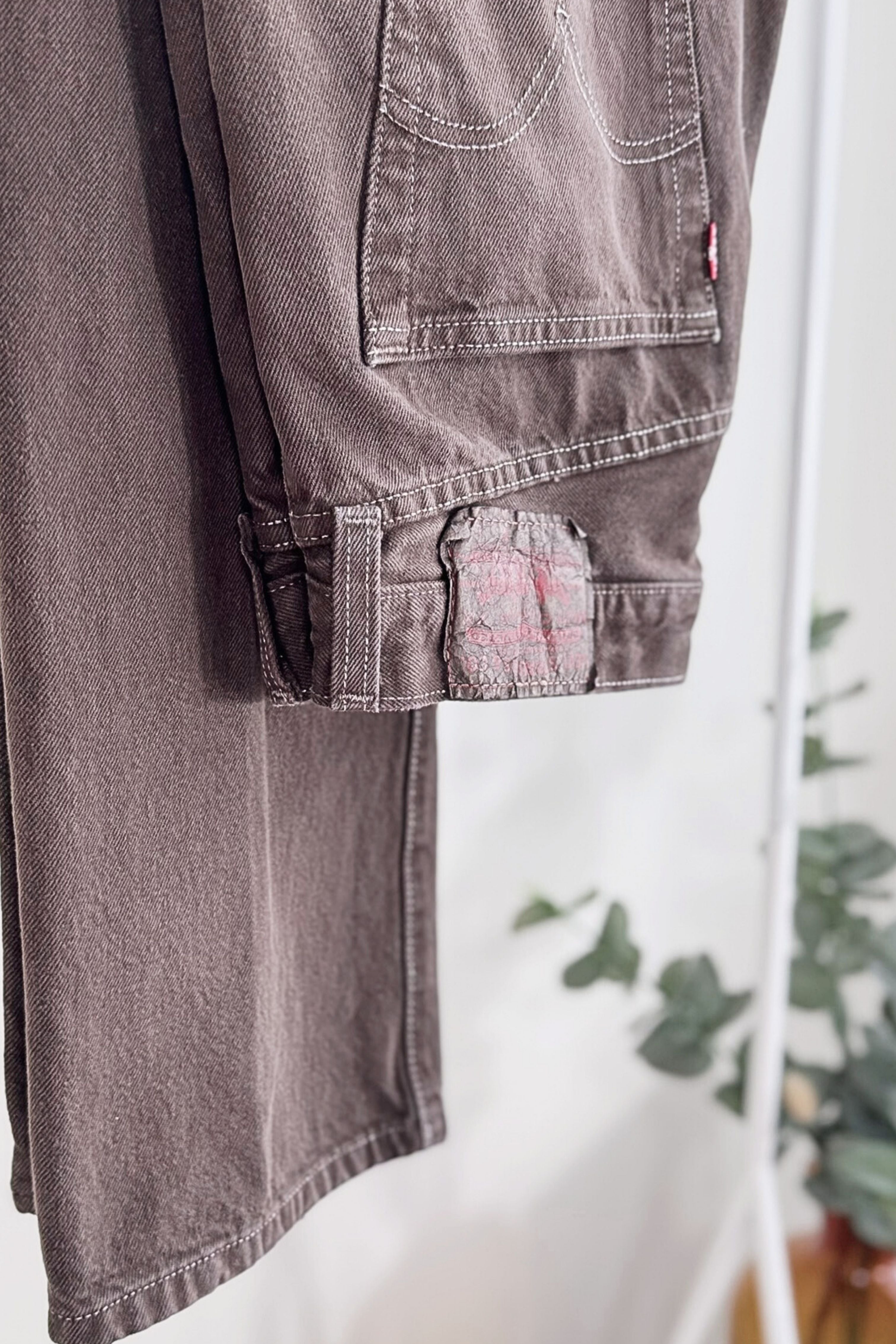 Jeans Levi's 501 W31 L32 marron