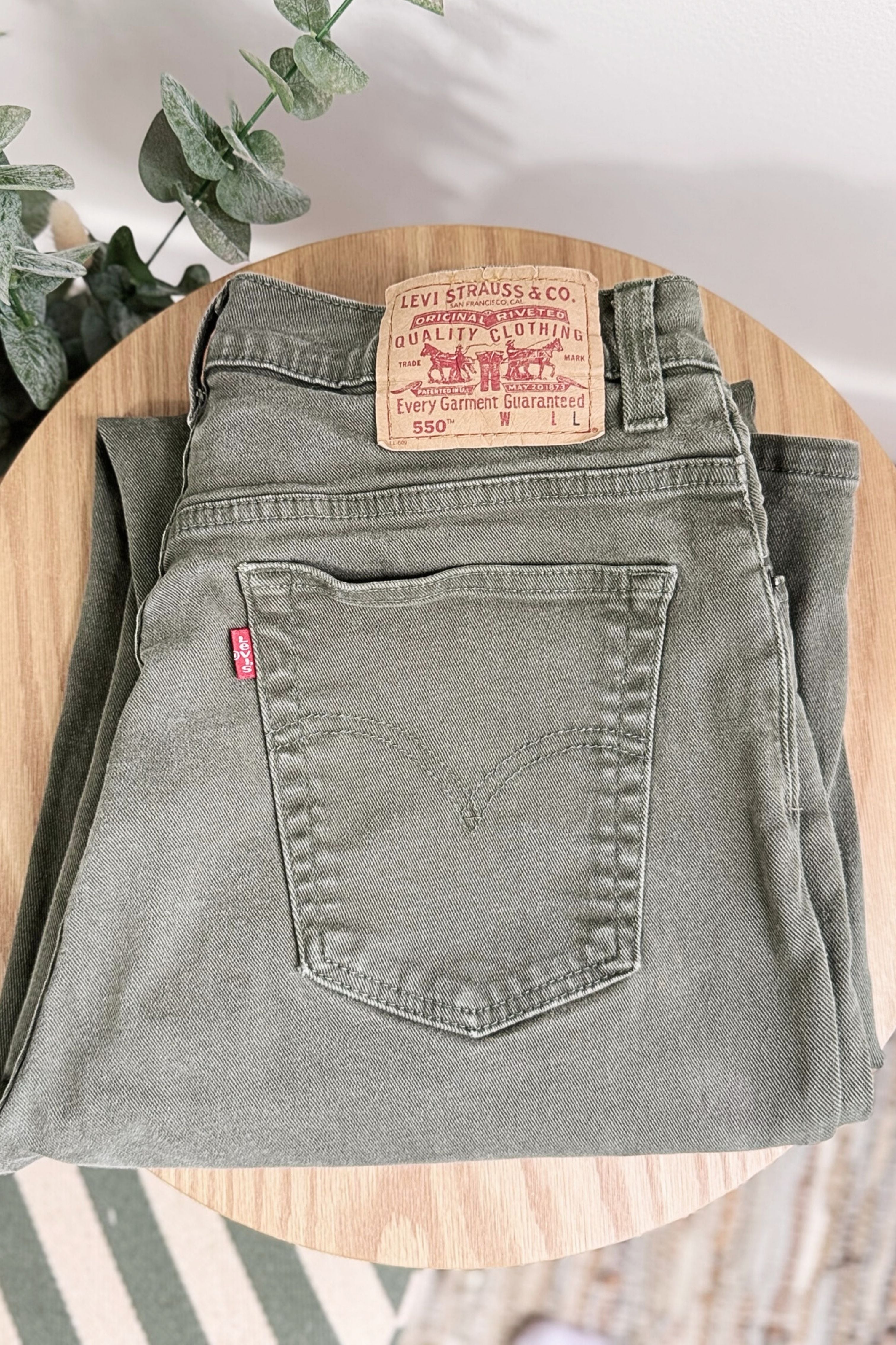 Jeans Levi's 550 W30 L32 kaki
