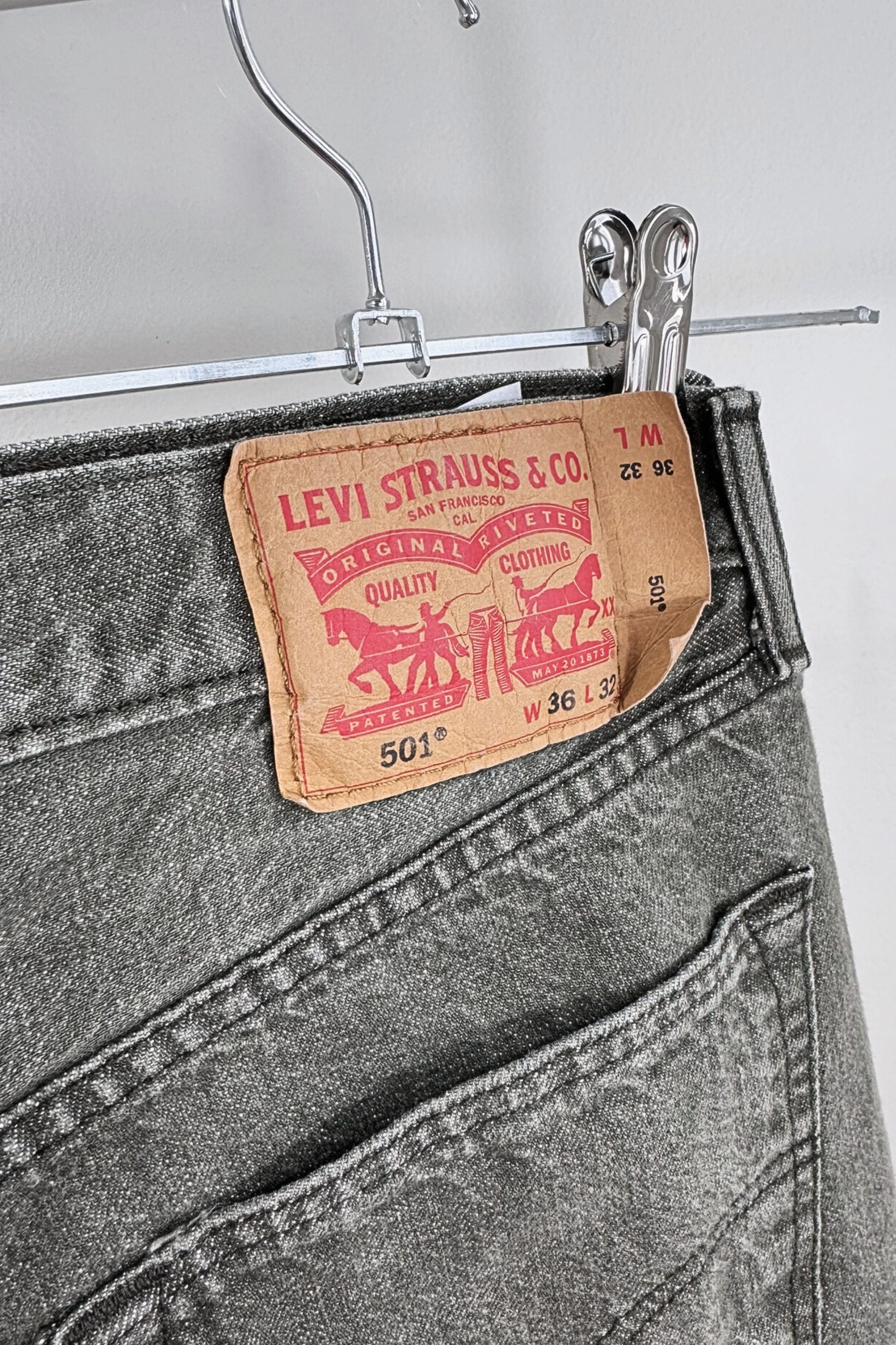 Jeans Levi's 501 W36 L32 vert