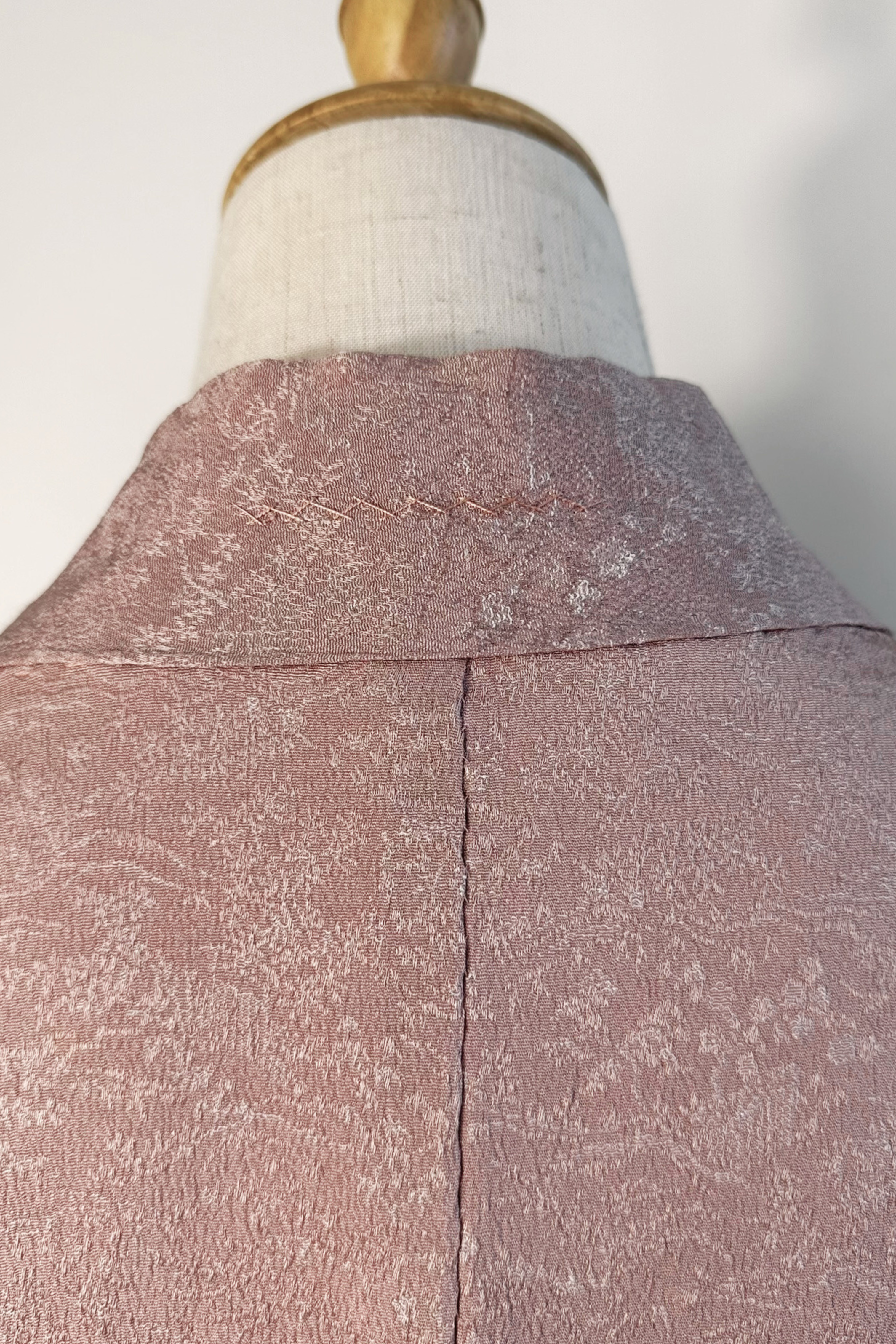 Kimono court vieux rose