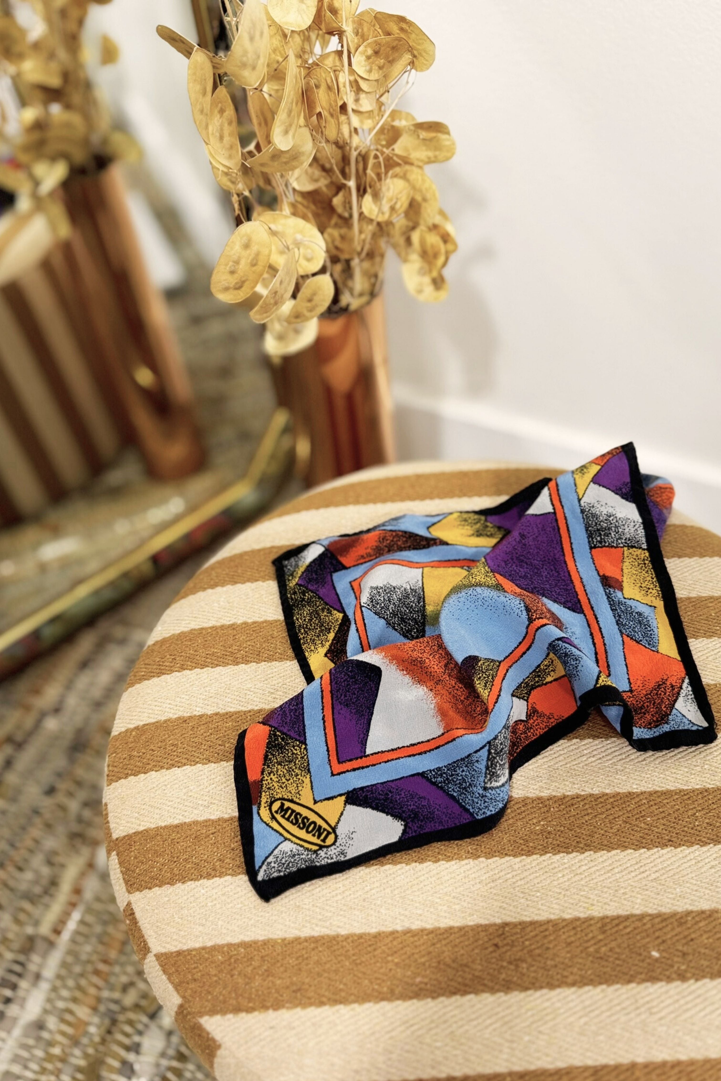 Foulard en soie géométrique Missoni