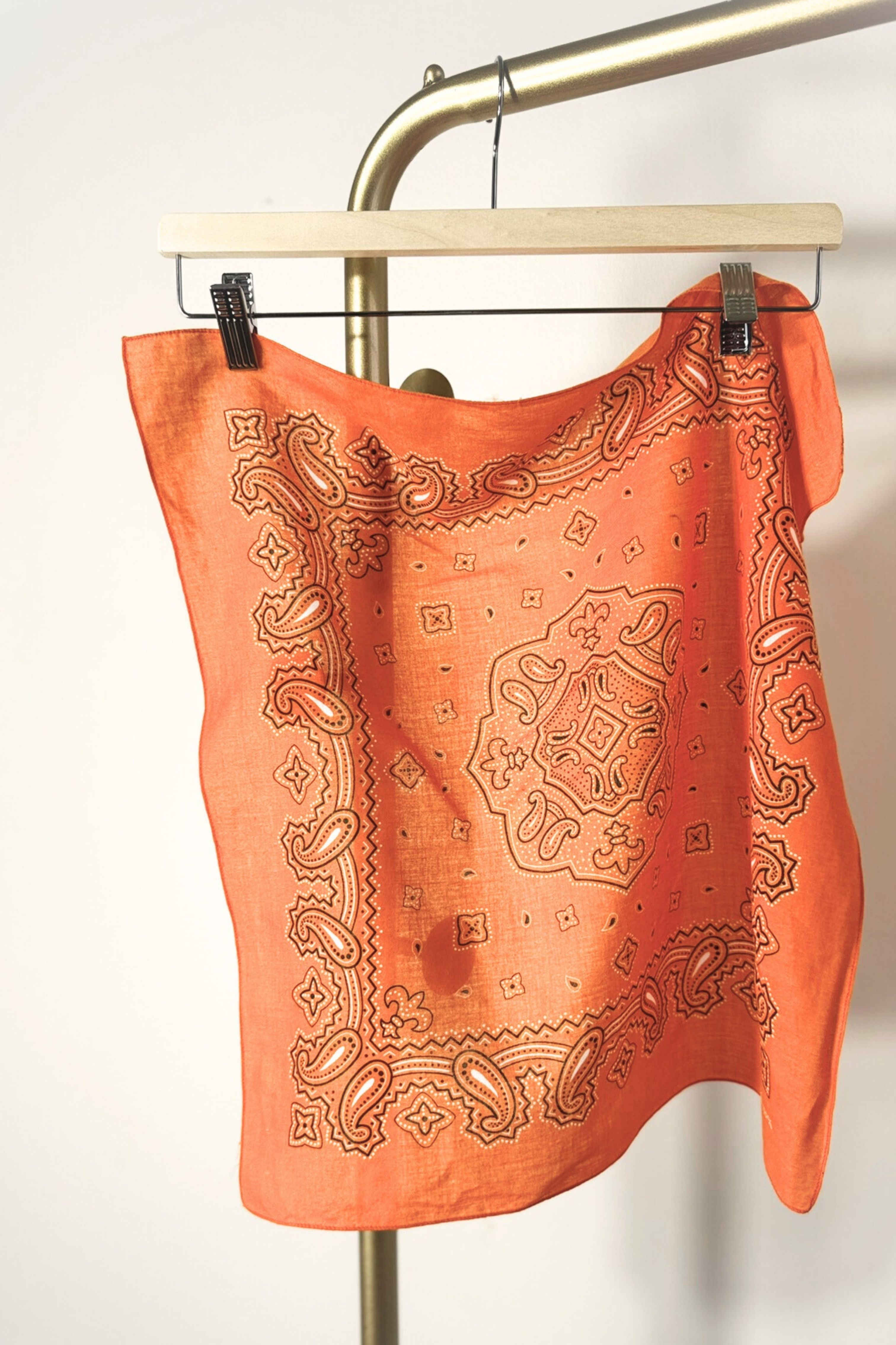 Bandana coton orange flash