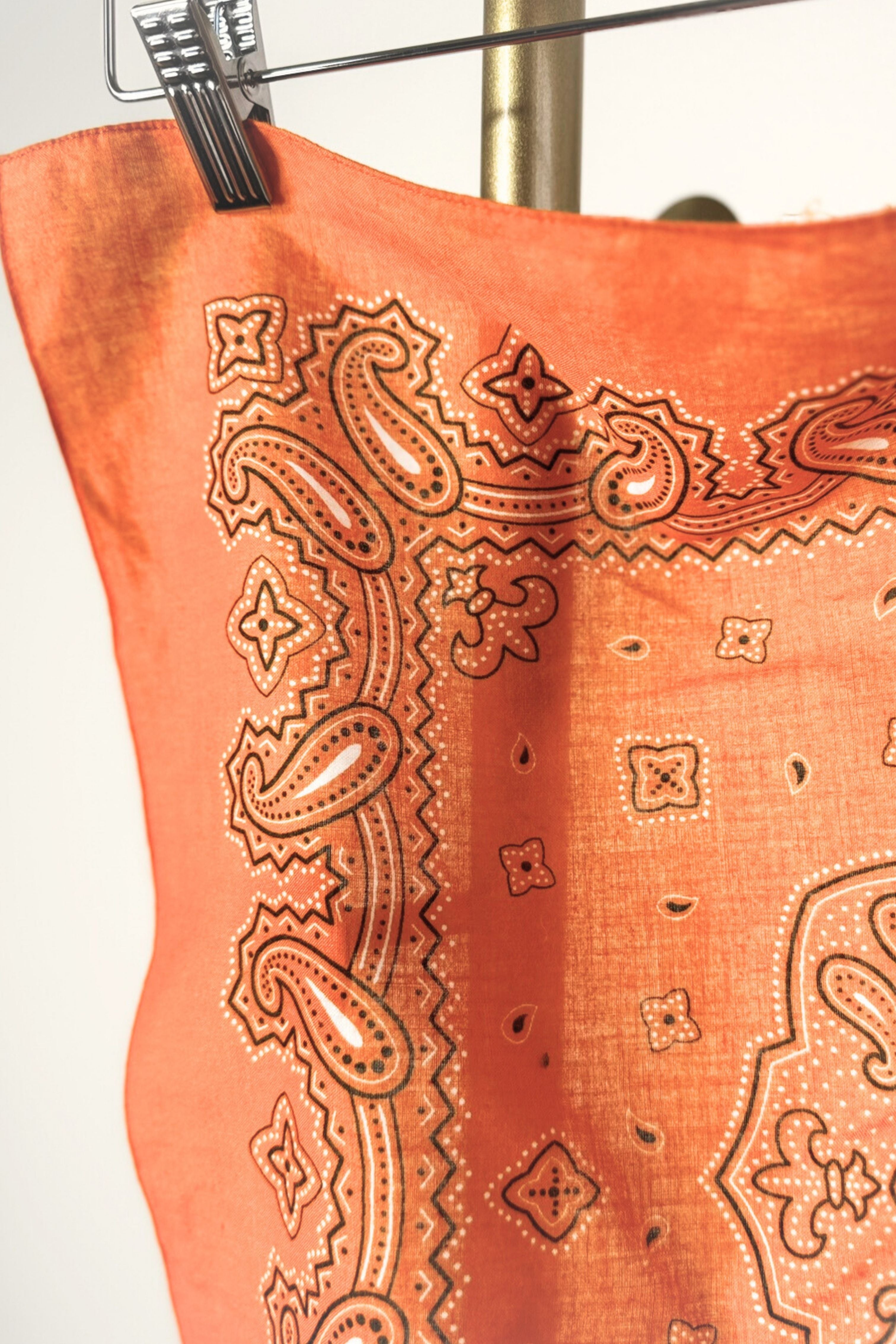 Bandana coton orange flash