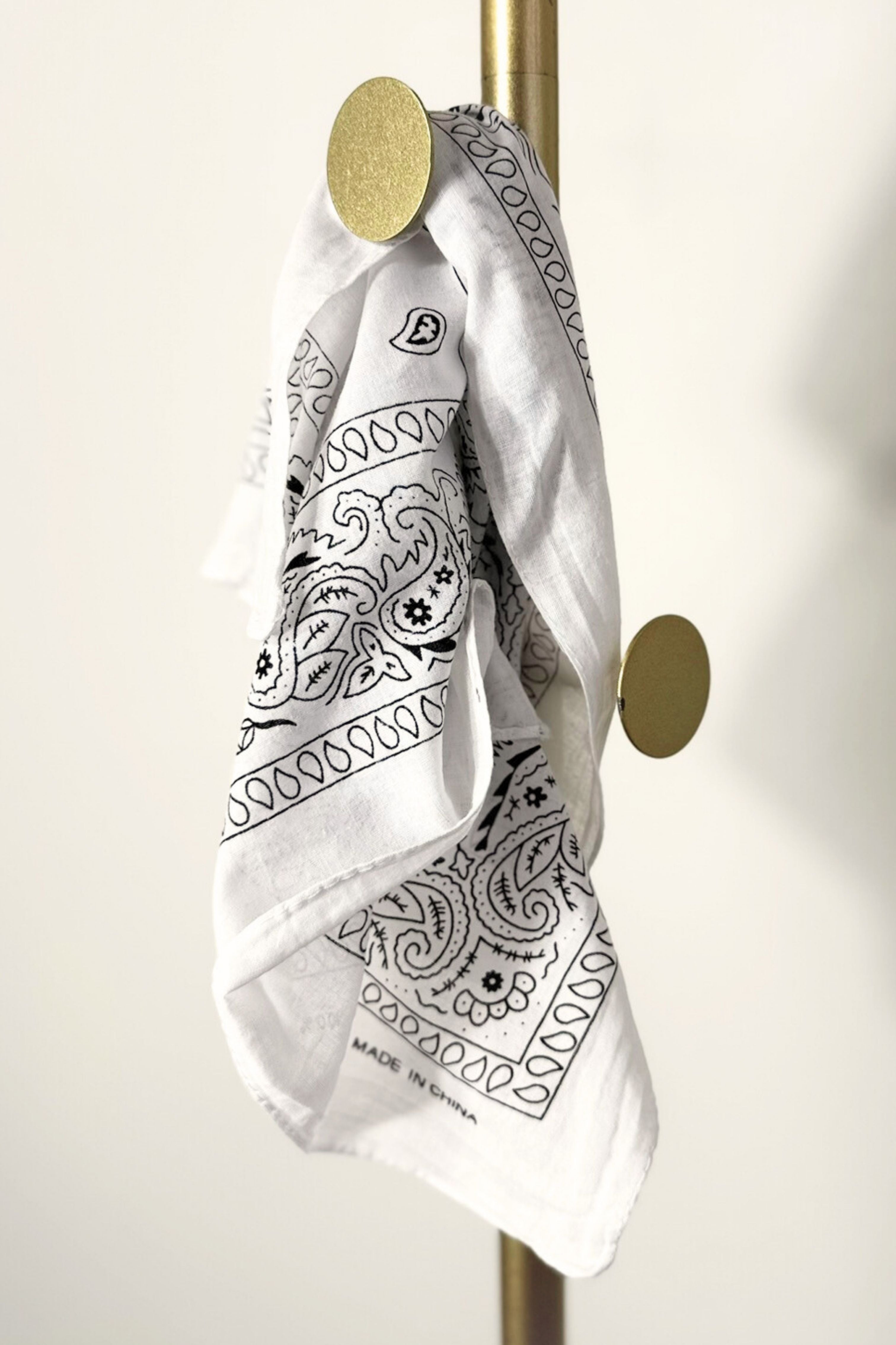 Bandana coton blanc
