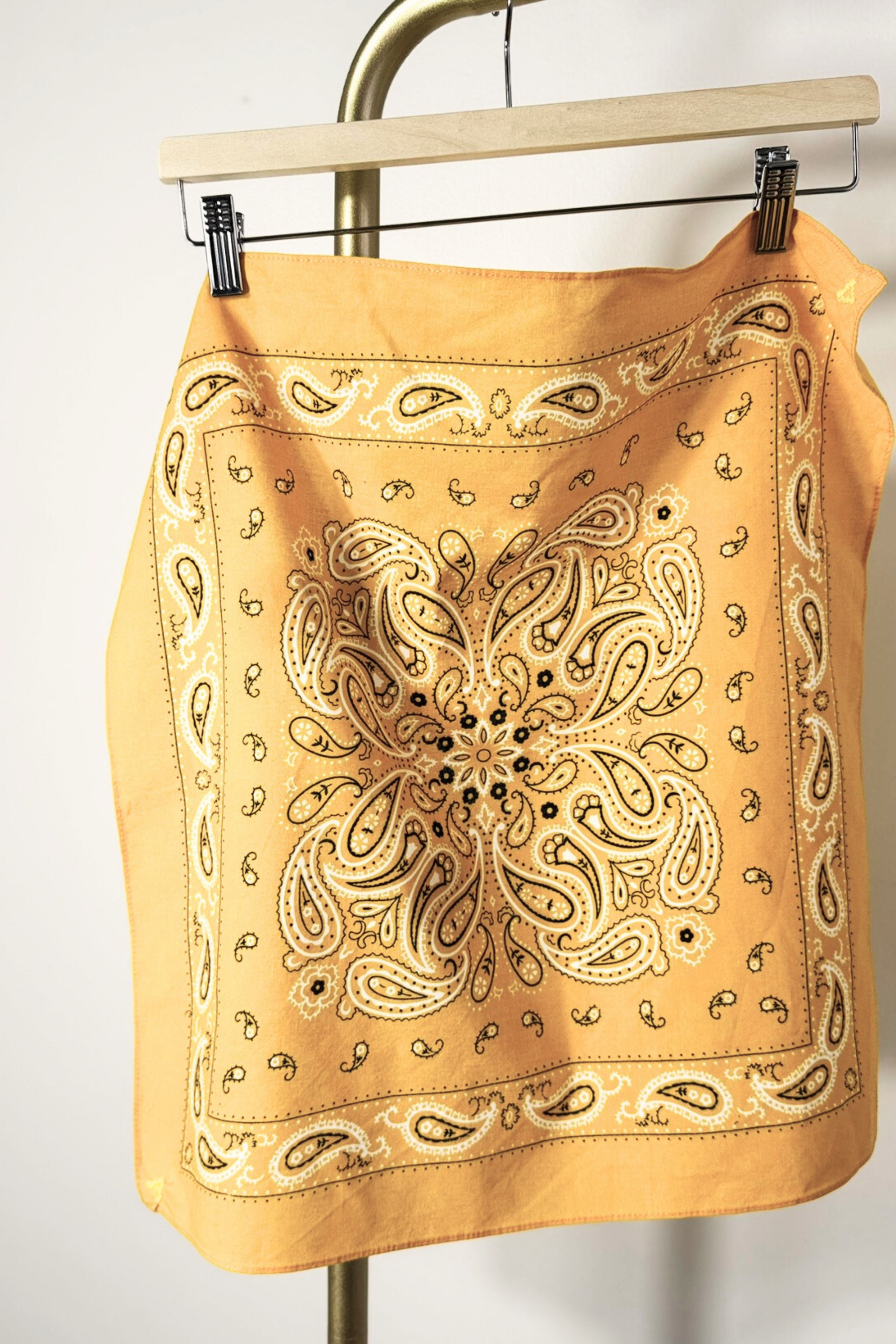 Bandana coton orange classique