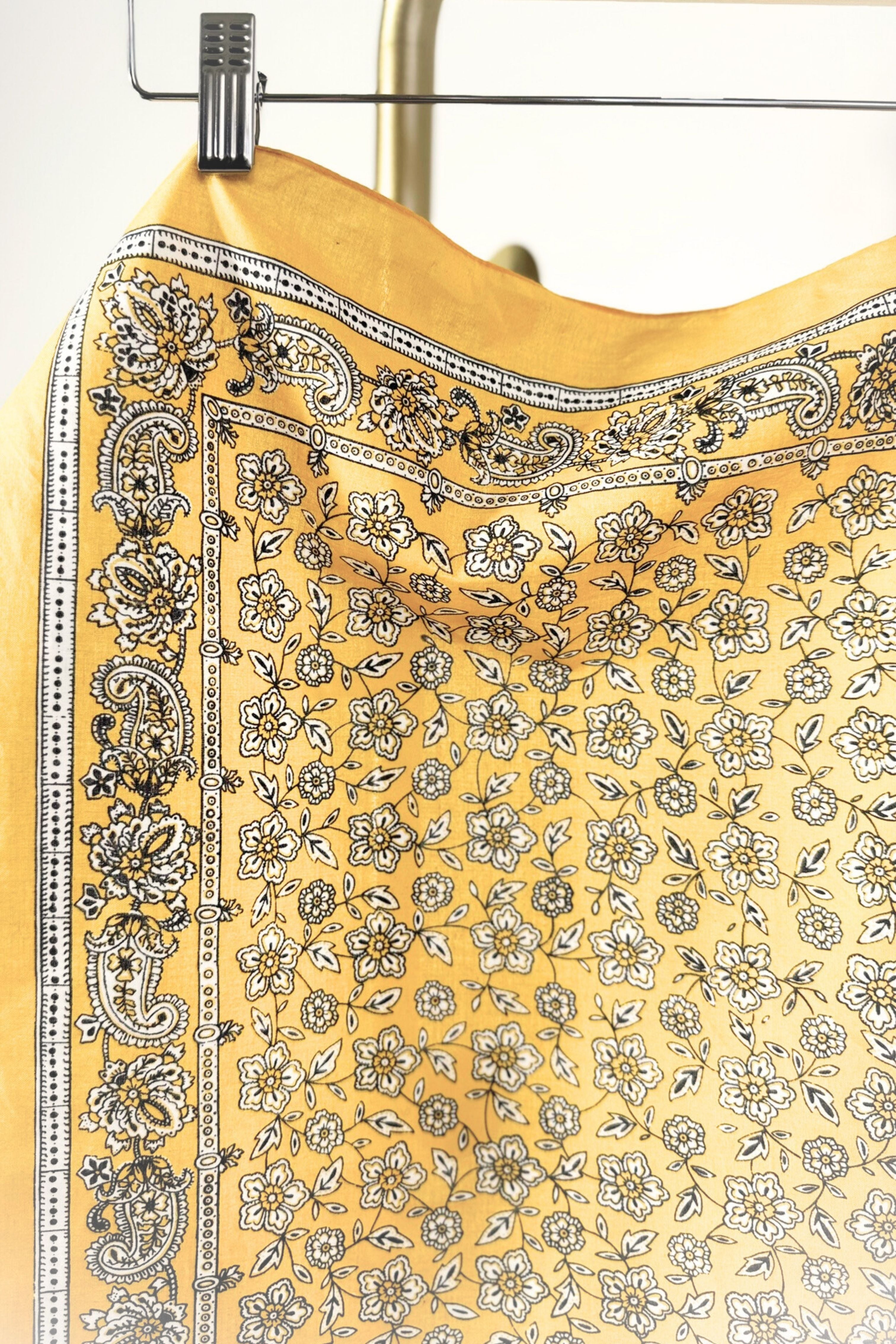 Bandana coton orange clair